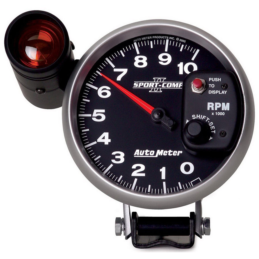 Auto Meter Sport-Comp II 5" 10000 RPM Shift-Lite Tachometer 3699