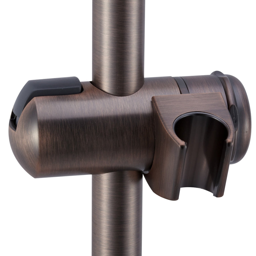 Dura Faucet RV Adjustable Handheld Showerhead DF-SA300CL-ORB Shower Slide Bar (Oil Rubbed Bronze)