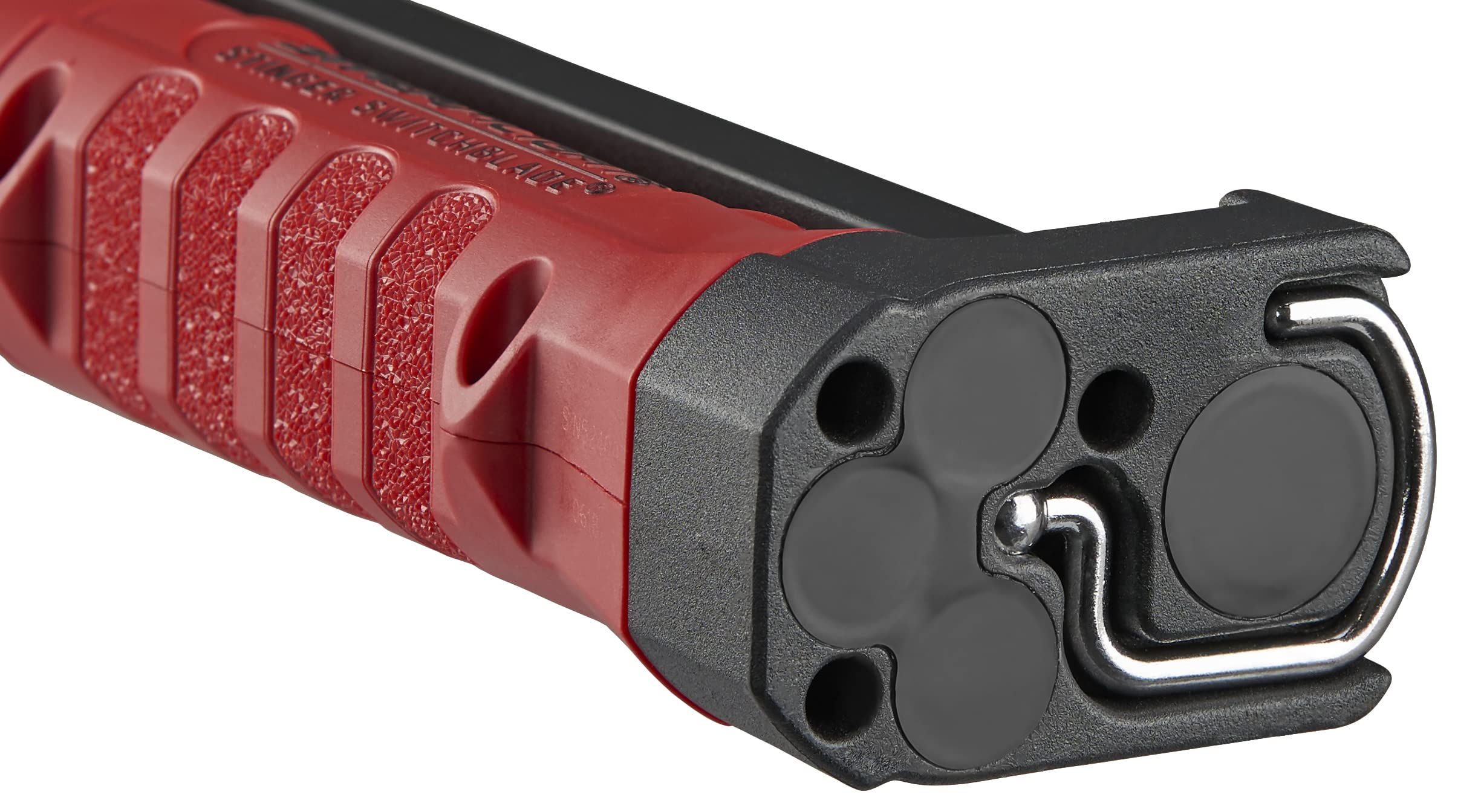 Streamlight Stinger 76800 Switchblade 800-Lumen Rechargeable Compact Multi-Function LED Work Light with Color-Rite Technology and USB Cable, Red
