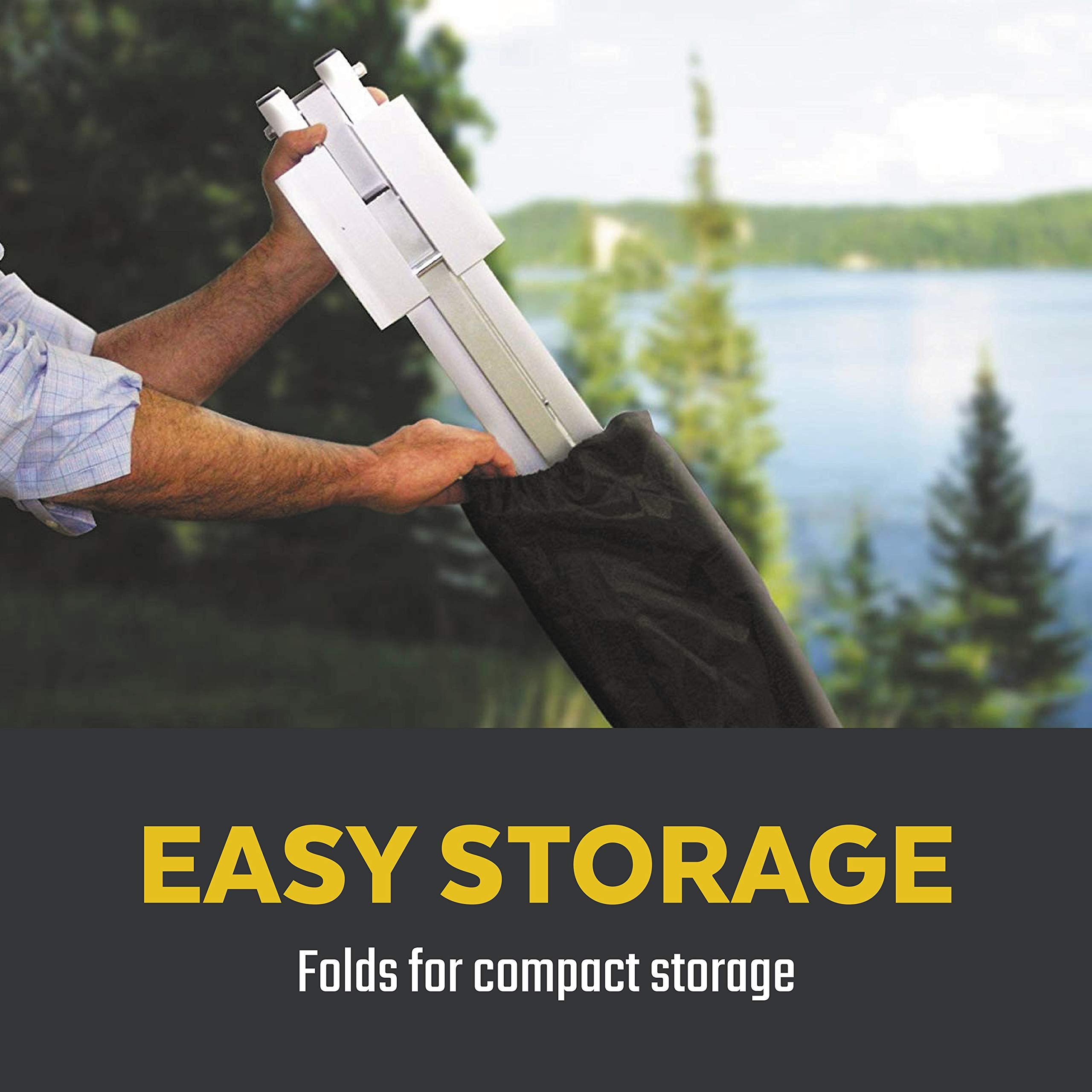 Valterra RV Universal Stabilizer Stop the Sway and Wobble, Adjustable to Fit 14-Inch to 28-Inch Frame to Ground, Compact Design with Storage Bag