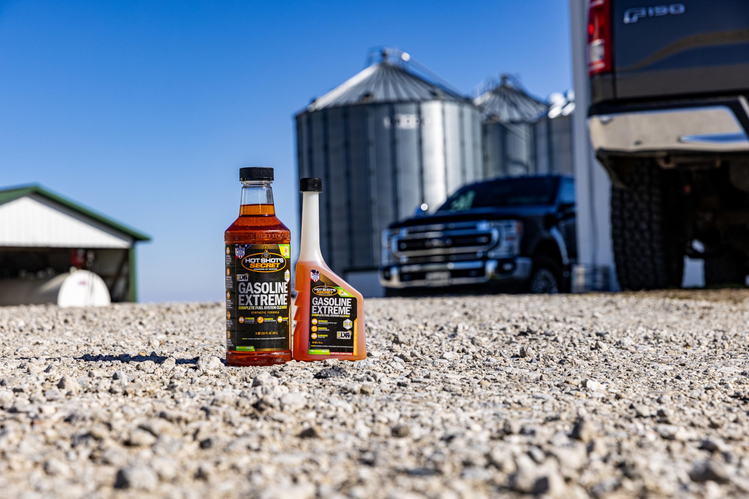 Gasoline Extreme Hot Shot's Secret 32 Oz, Concentrated Fuel System Cleaner, Fuel Additive for Gasoline Engines, Injector Cleaner - Increases MPG & Restores Engine Performance