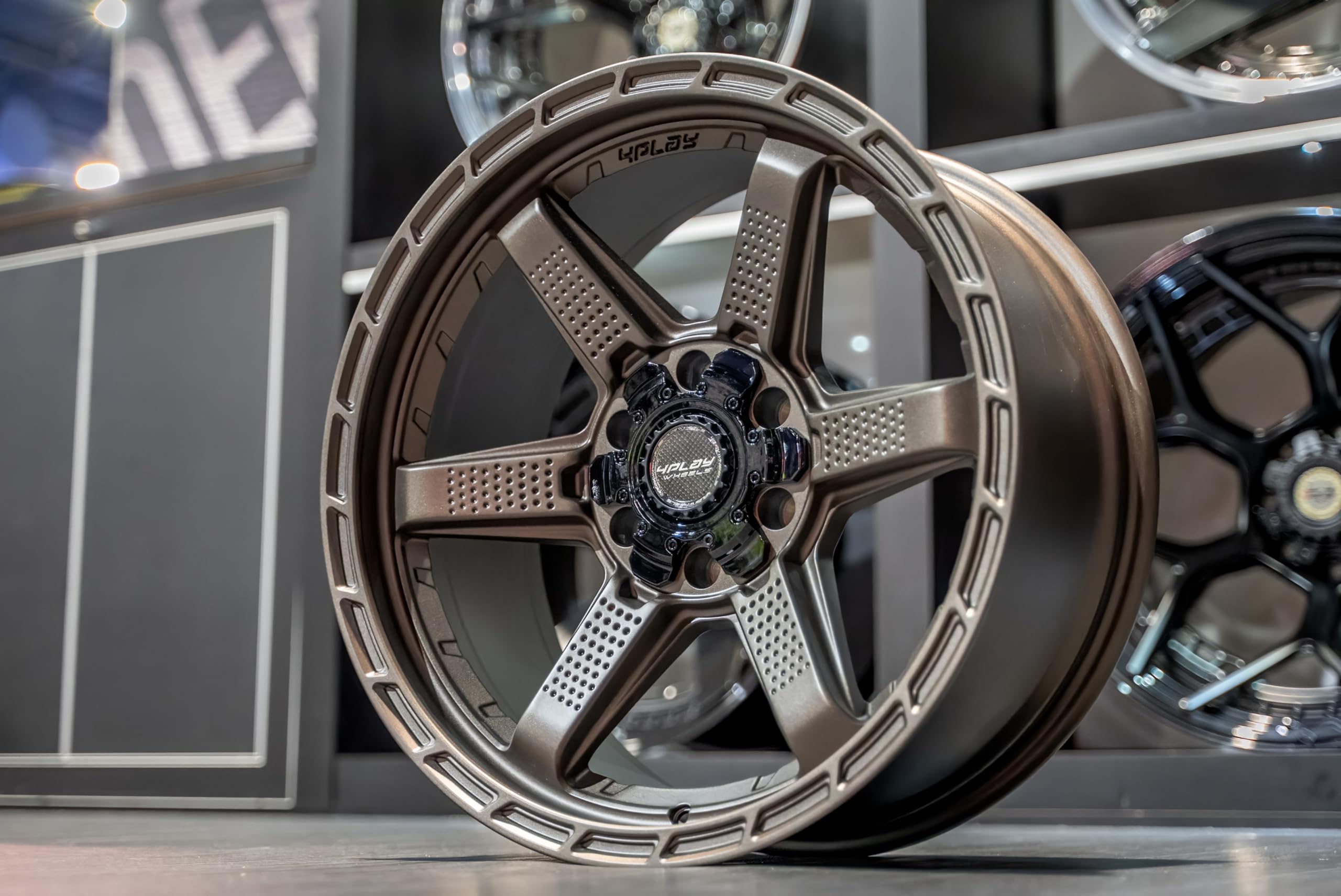 4PLAY 4PS63 Wheels 18 Inch Rim Fits 6x135 & 6x139.7 Satin Bronze (1)