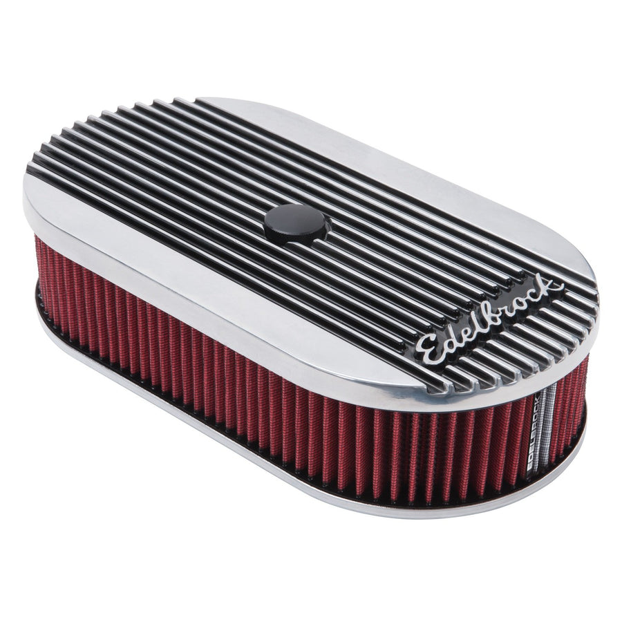 Edelbrock Elite Series 4273 Oval Air Cleaner for Single 4-Barrel Carburetor