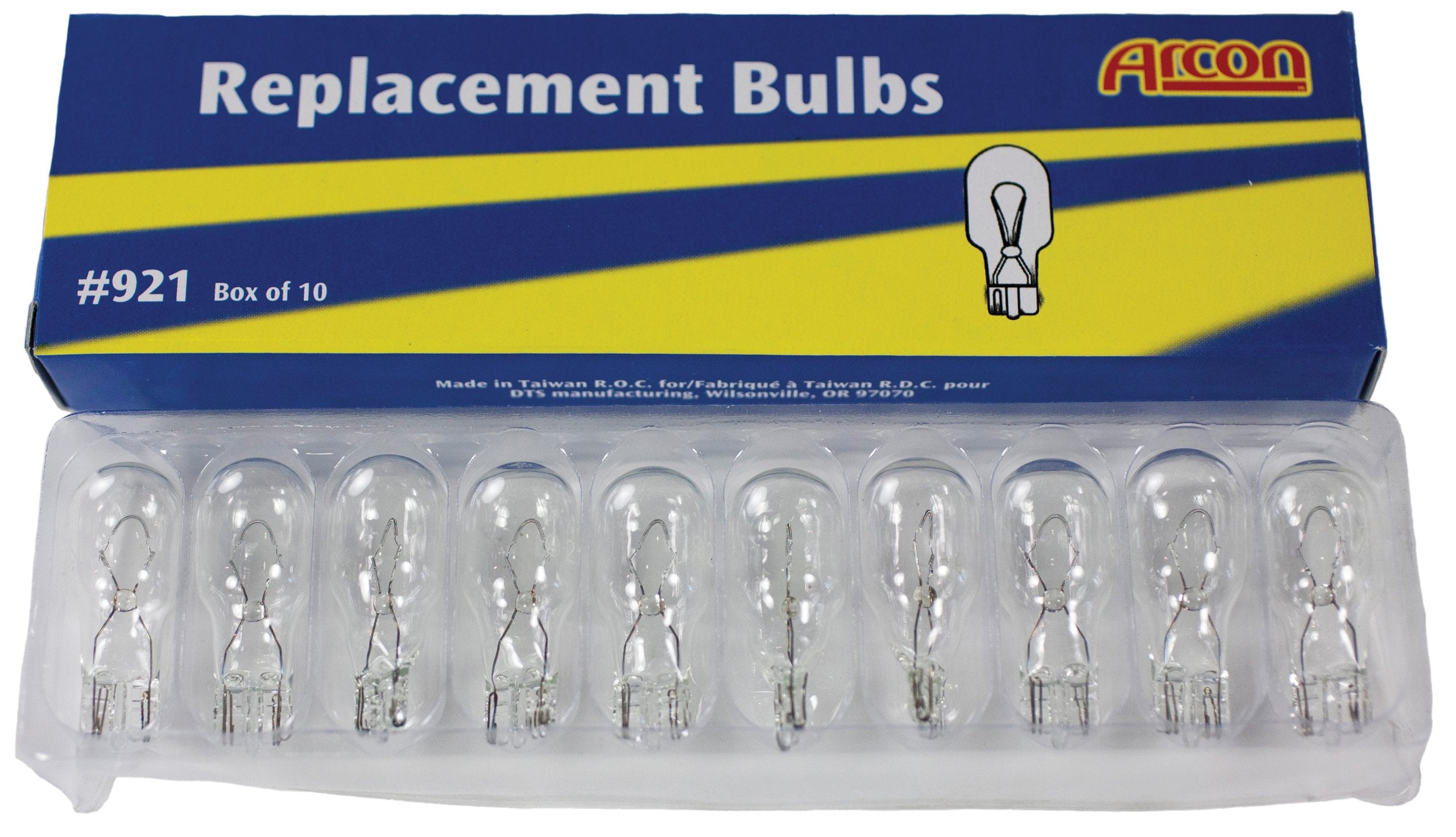 Replacement Arcon Bulb #921, (Box of 10)