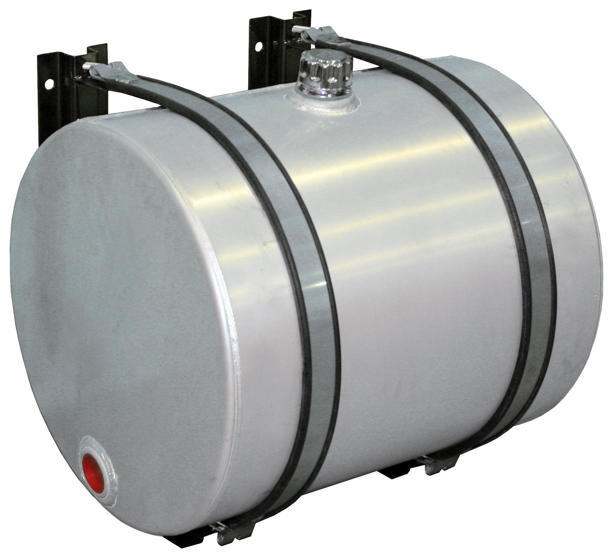 Side Mount Buyers Products SMC35A Cylindrical Aluminum Reservoir Cylinder, 35 Gallons, Black