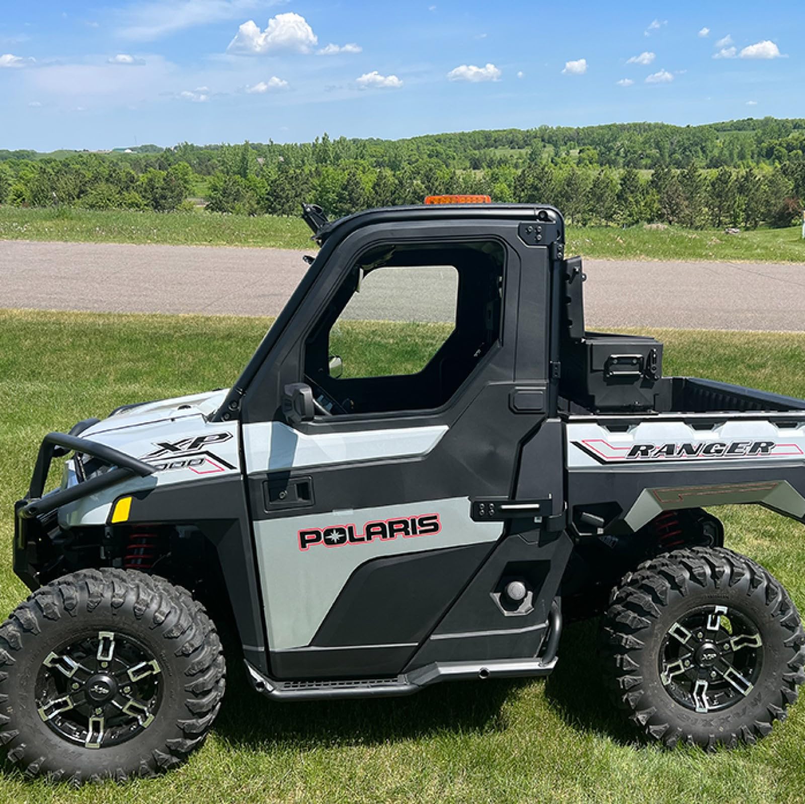 DUHA 70820 All-Terrain Side by Side Storage Box with Mounting Kit fits 2016 2024 Kubota RTV 900 - Heavy Duty, Weather Resistant & Lockable Latches 70827