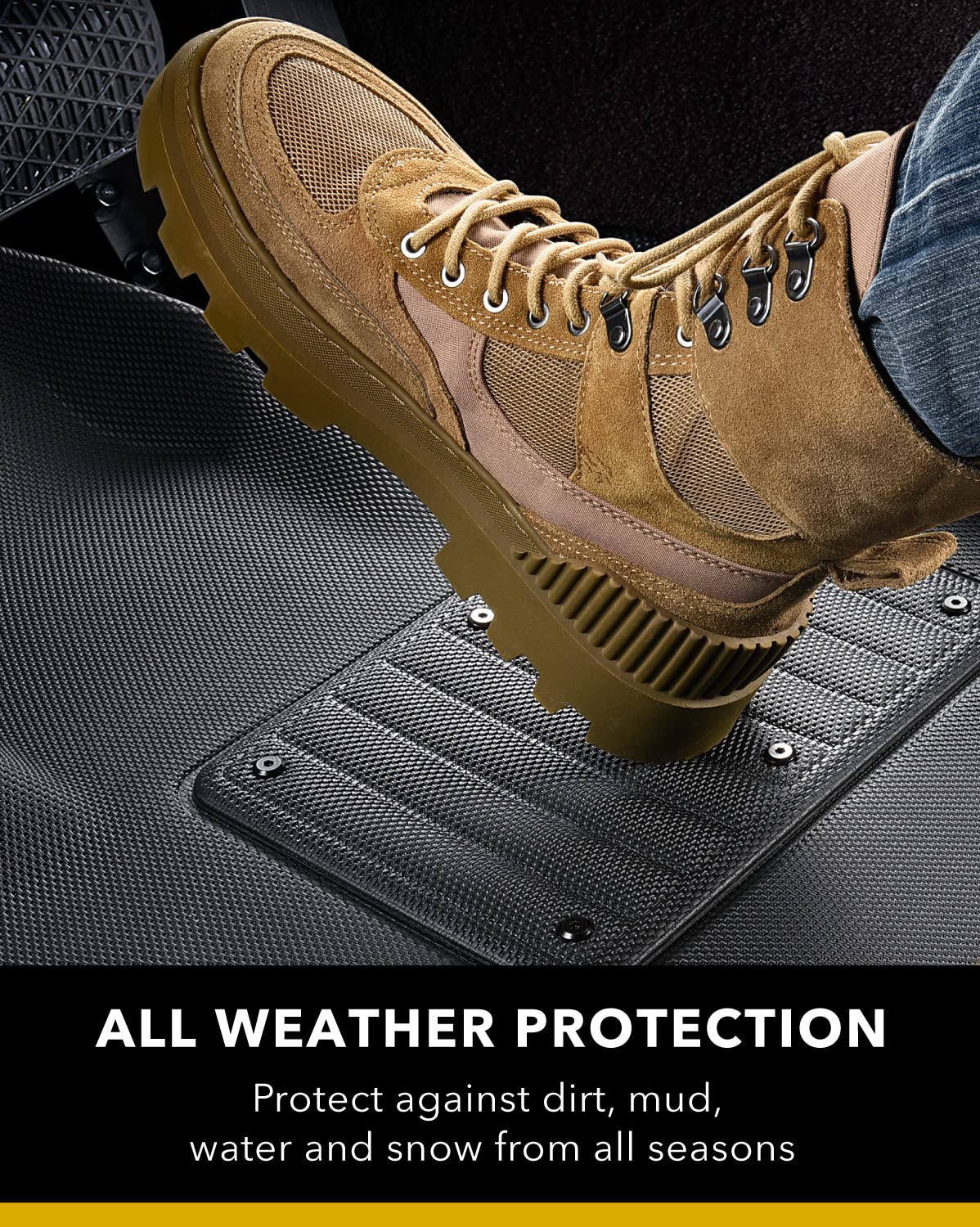 3D MAXpider Friction EX-Plus Custom Fit Heel Pad Size B#4 10.5" x 8" (Includes 6 Hex Screws, 2 Hex Keys, Hole Punch Tool)