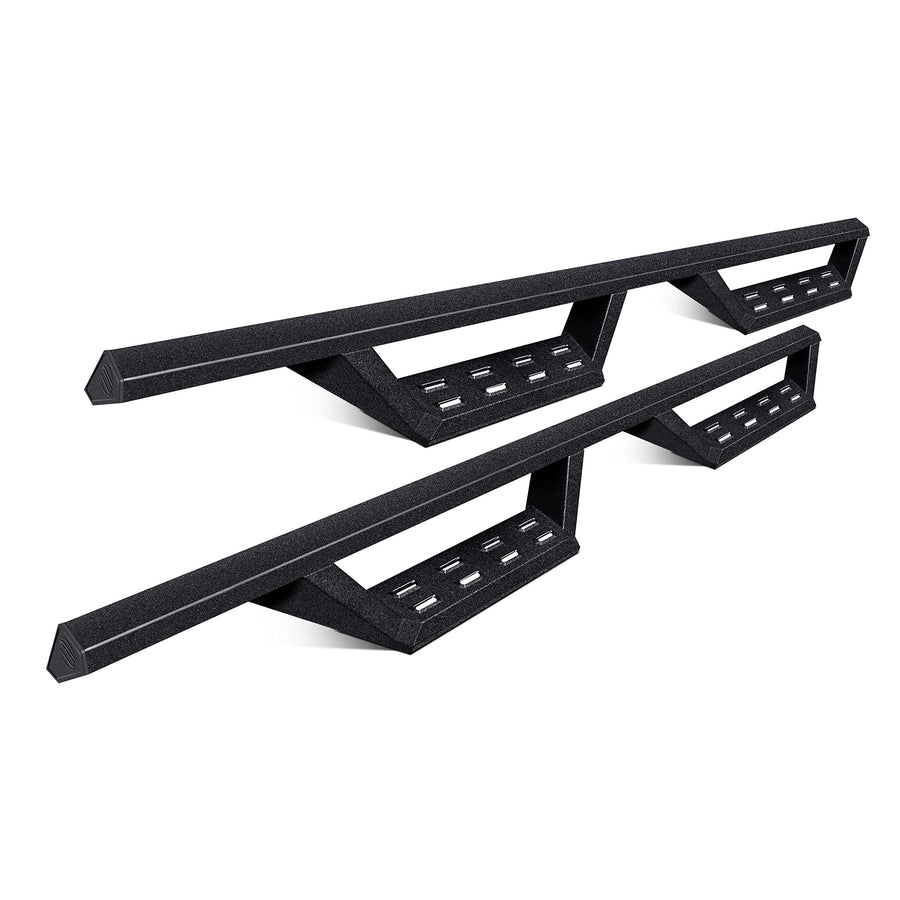 STX Series SteelCraft Cab Length Black Drop Steps