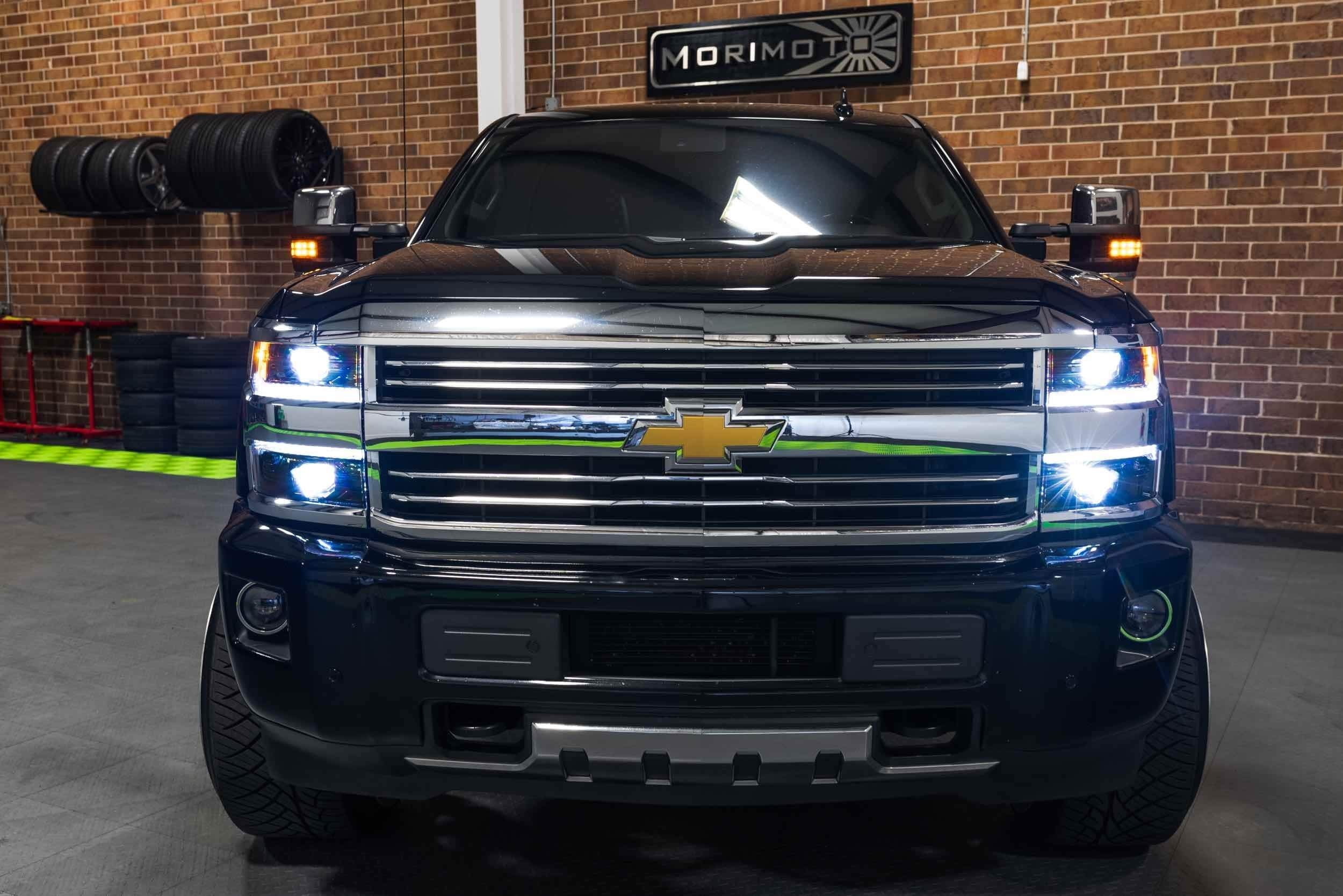 XB Headlight Grille Trim Bezels: LF541 Morimoto Lighting (Pair/Unfinished) LF541.B
