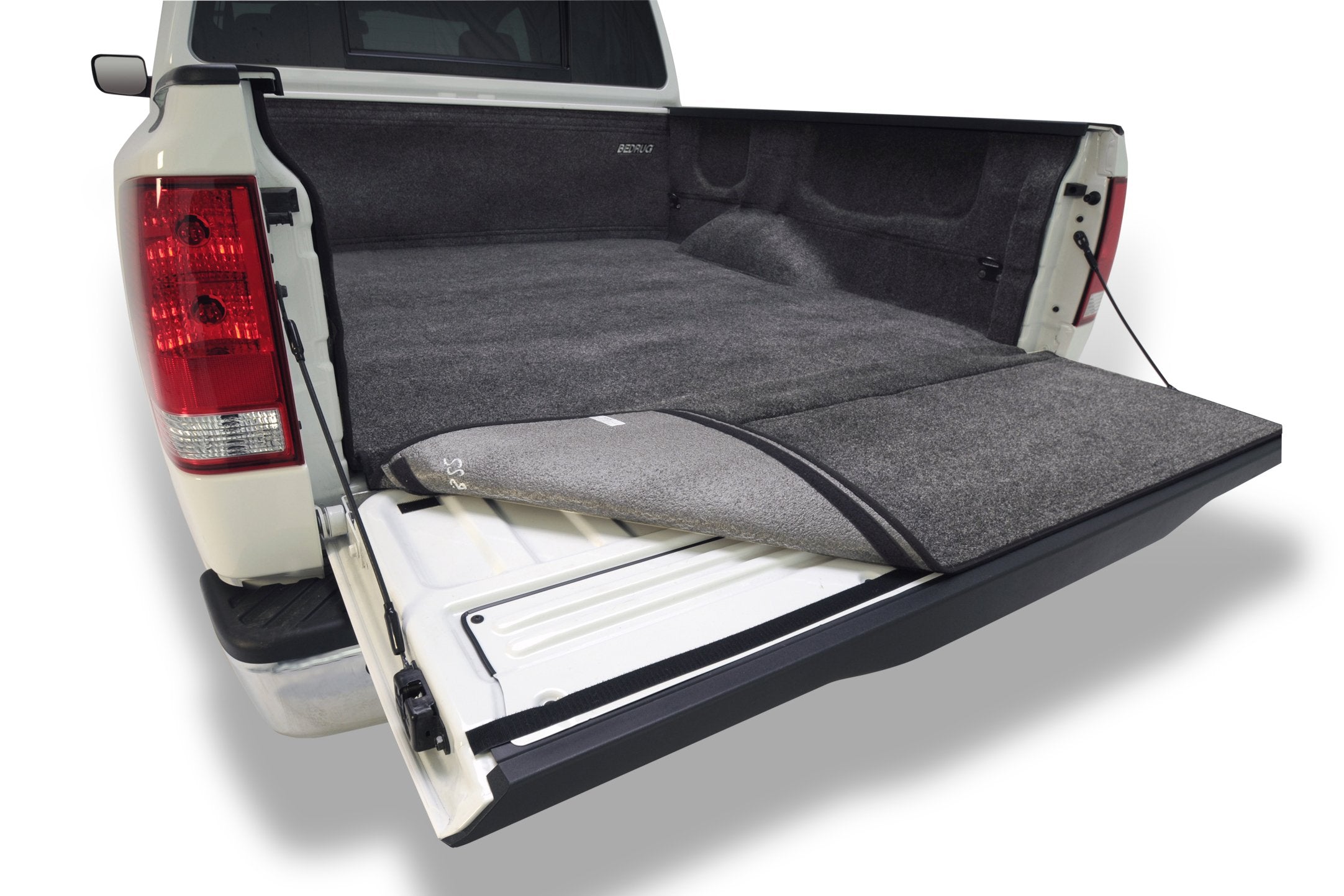 Classic Bed Liner Bedrug | Fits 2004 - 2024 Nissan Titan Crew Cab 5.5' Bed (BRZSPRAYON is required if installing over Spray-In Liner), Charcoal Grey | BRN04CCK