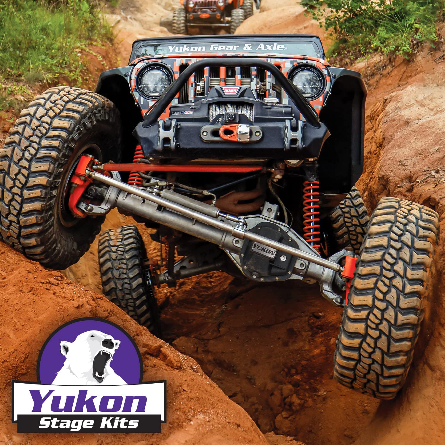 Re-Gear Kit Yukon w/Diff Covers, D30/44, 4.56 Ratio, 24/30 Spline, Compatible with Jeep Wrangler JK Non-Rubicon, YGK012STG2