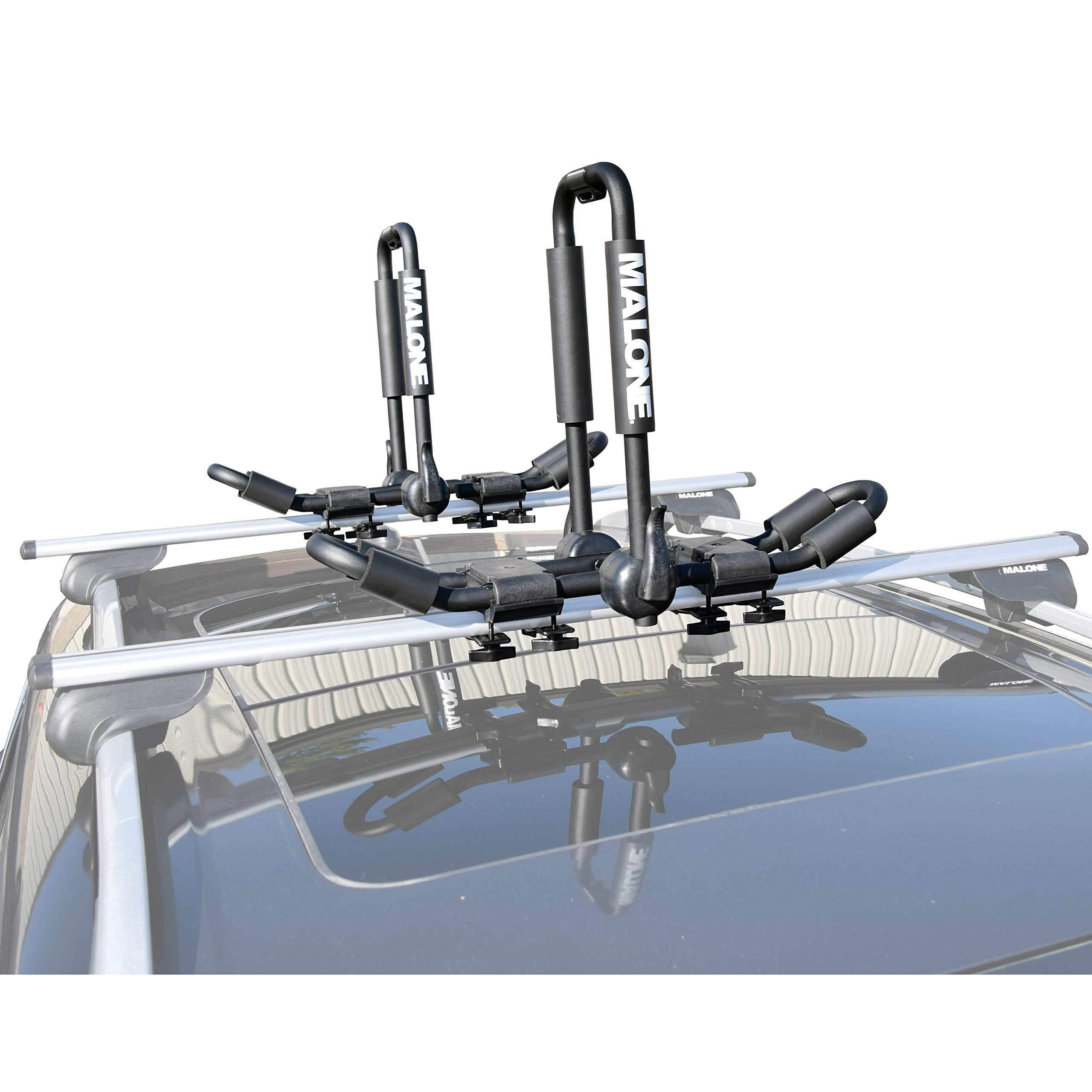 Malone Multi-Rack Foldaway-5™ Folding 1 or 2 Kayak, SUP, Canoe Carrier, Black (MPG125)