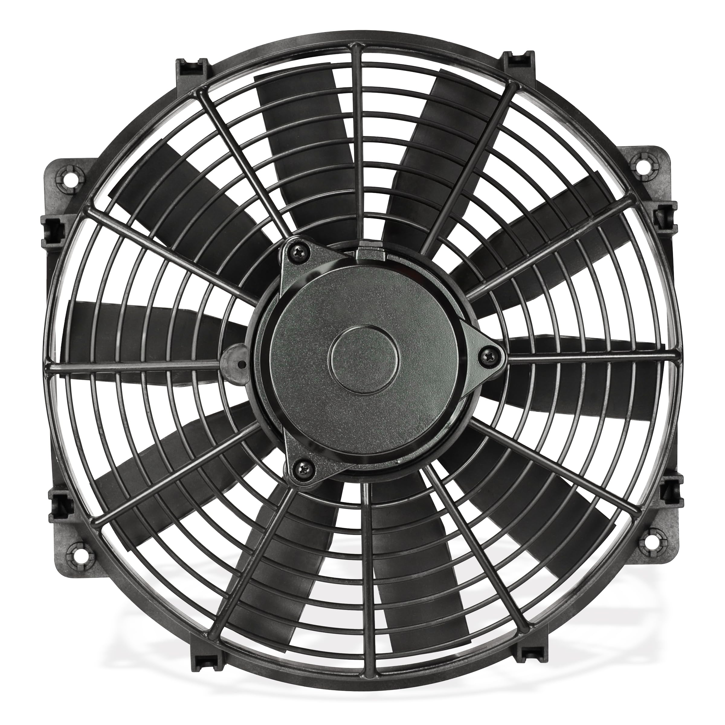 Trimline Flex-A-Lite Reversible Electric Fan, Pusher-Puller Fan (116), Car Accessories, 16 Inches Black