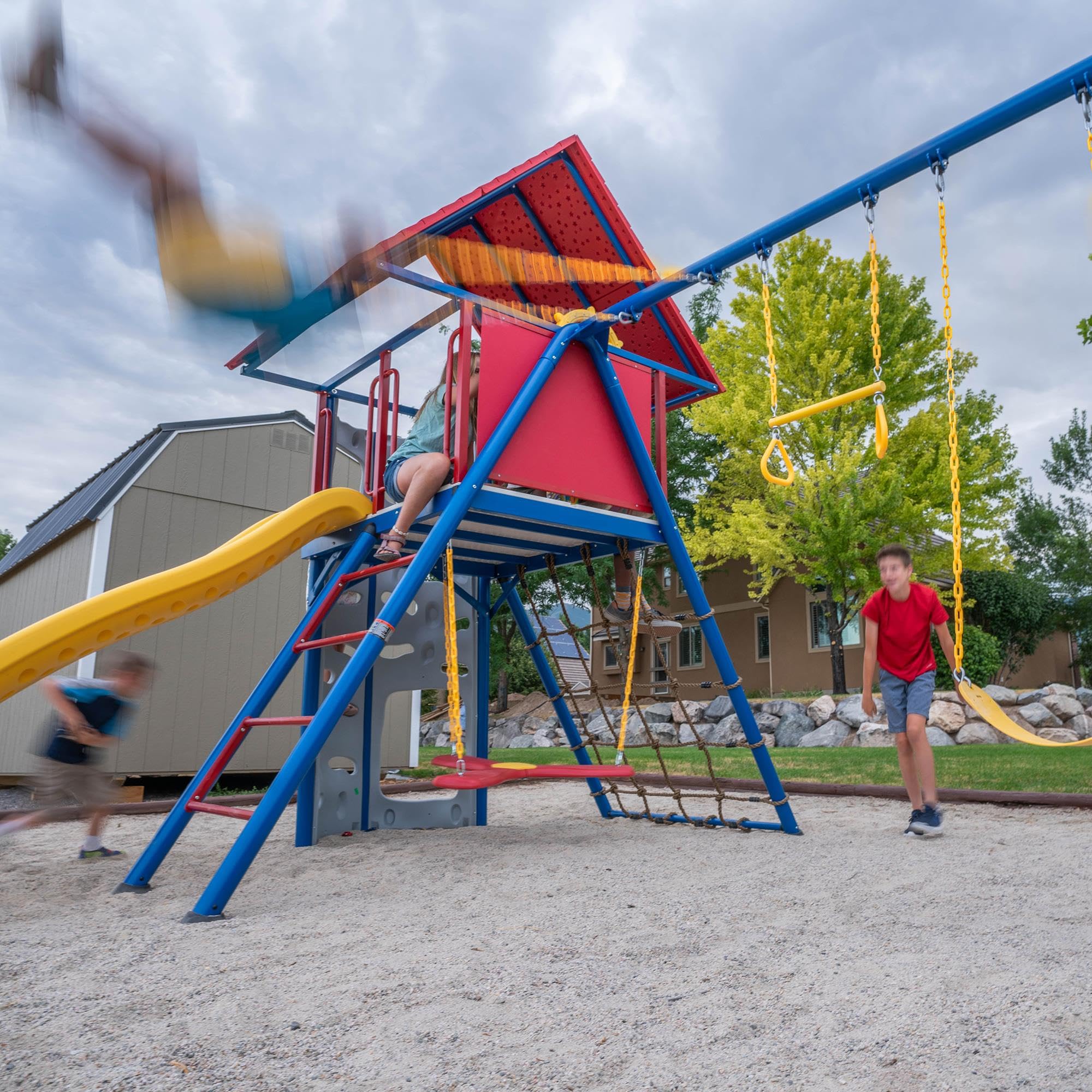Big Stuff Lifetime Swing Set Playset, Primary