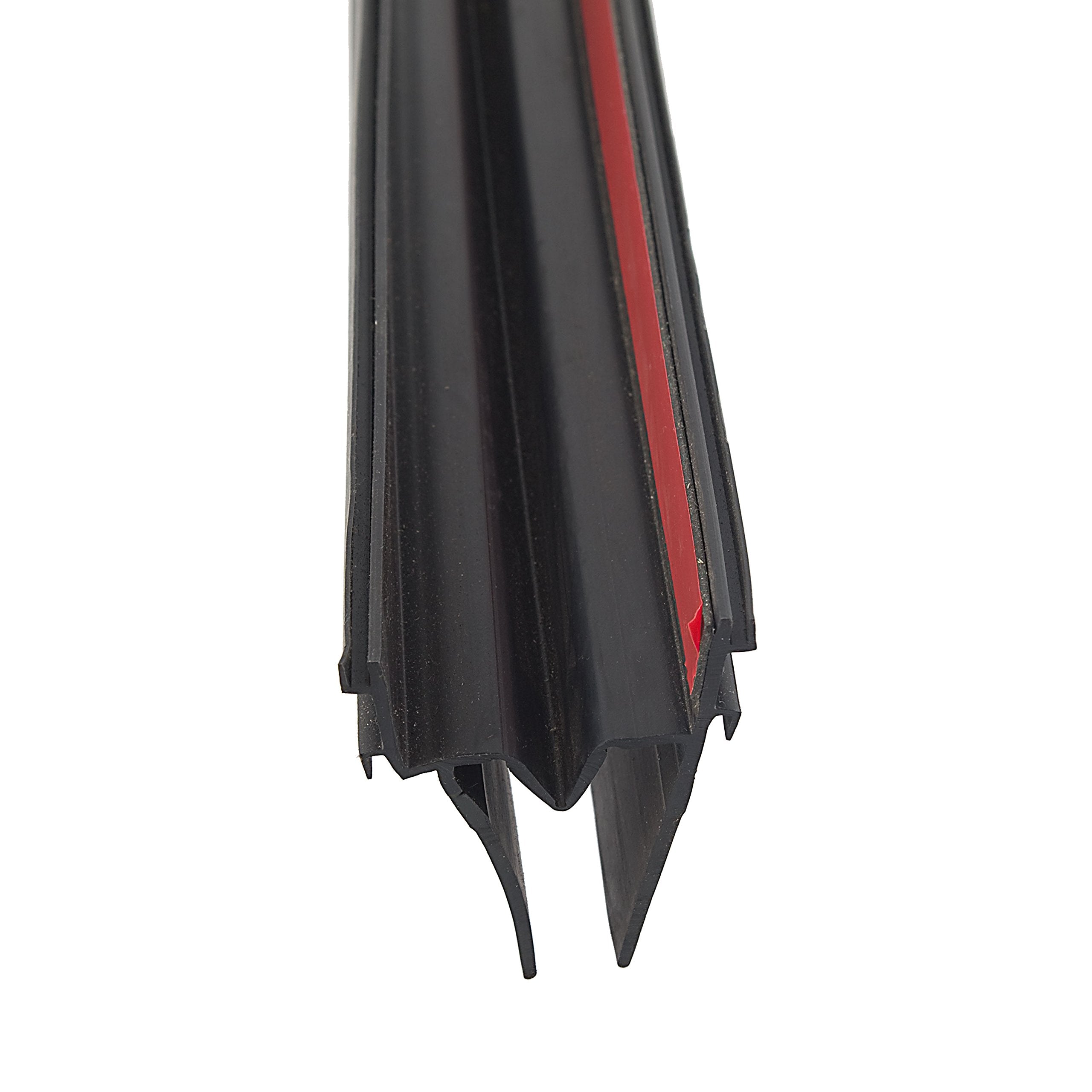 Double EKD Base AP Products 018-2062-96, Black /1-1/4" x 1-3/4" x 8'