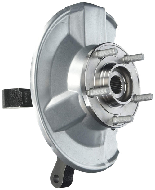 Automotive Crown Hub & Knuckle Assembly Steering, Black, Silver
