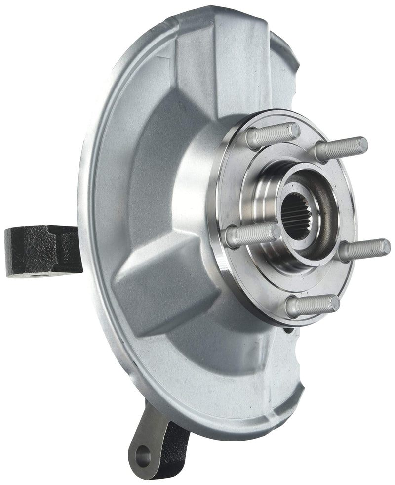 Automotive Crown Hub & Knuckle Assembly Steering, Black, Silver
