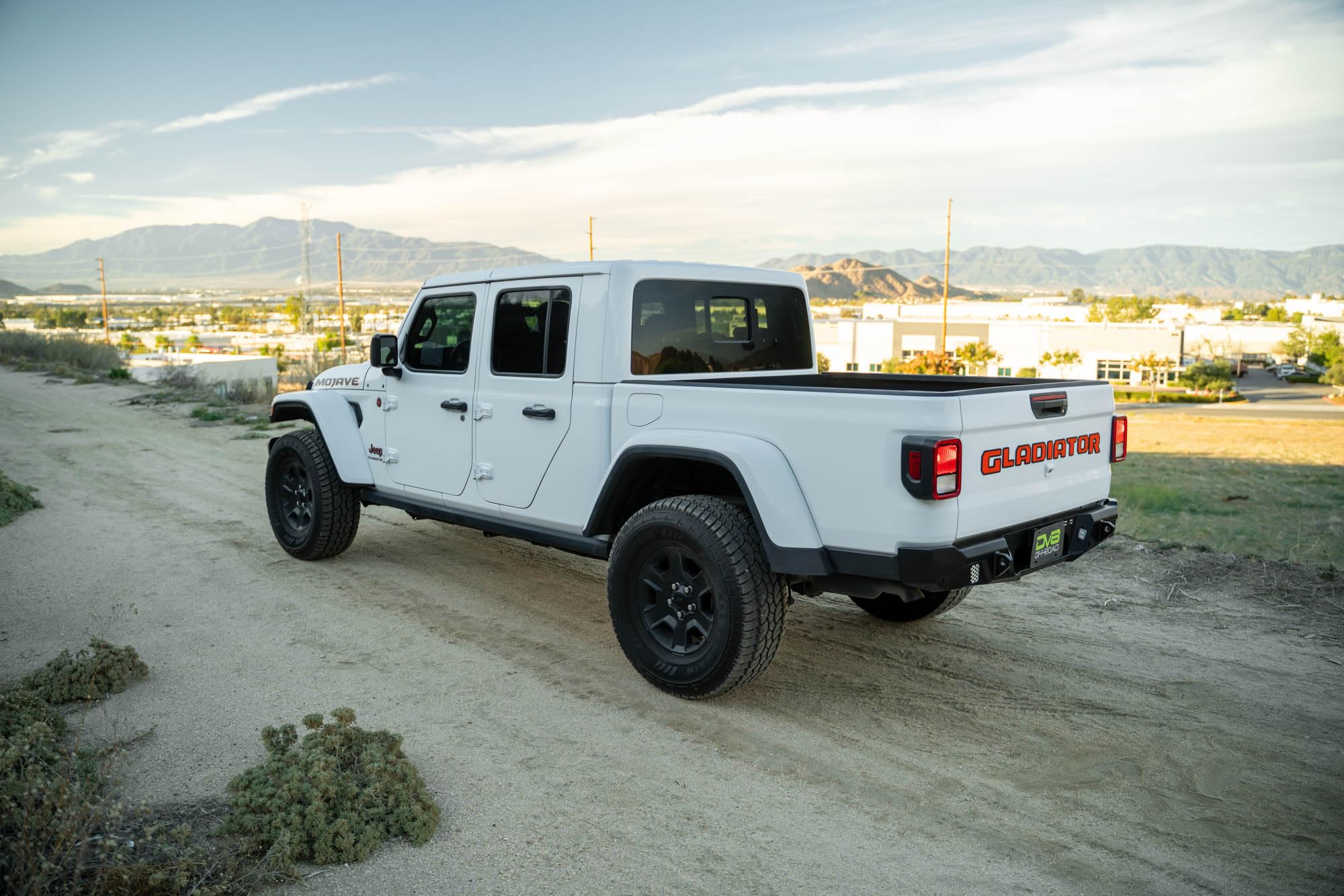 MTO Series Rear Bumper DV8 Offroad for the 2020-2025 Jeep Gladiator JT | Bumper Extends Only 2.5” From Rear of the Truck (Not Including D-Ring Mounts)