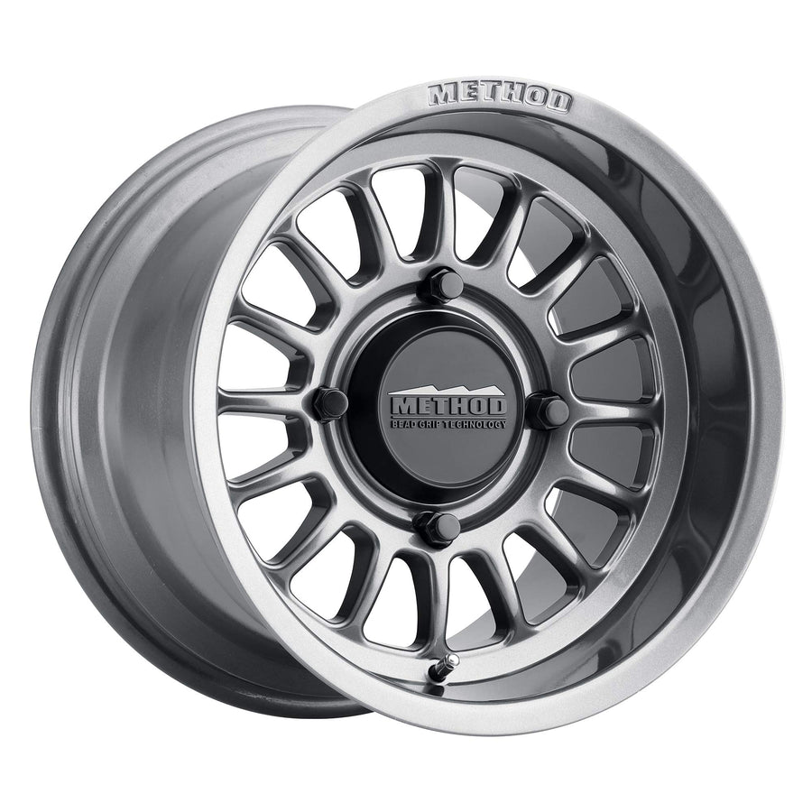 Method Race Wheels 14x7" Gloss Titanium 4x156", 13mm offset 4.5" Backspace, MR41147046843