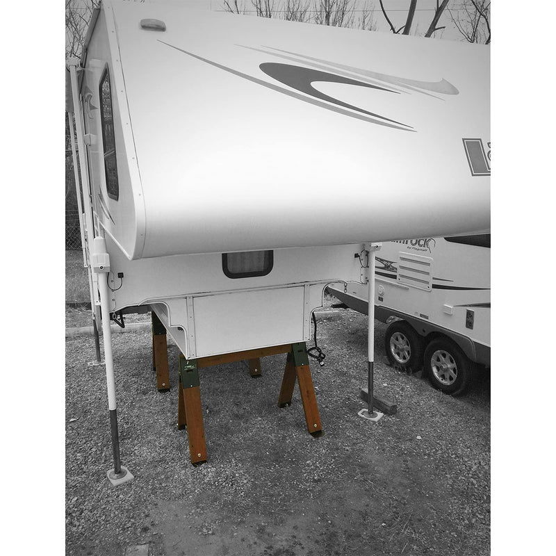 Torklift A7010 Storage Packer Camper Stabilizer Structural Support Base for Camper Frame & Jacks w/ 6,000 Pound Capacity (Brackets Only)