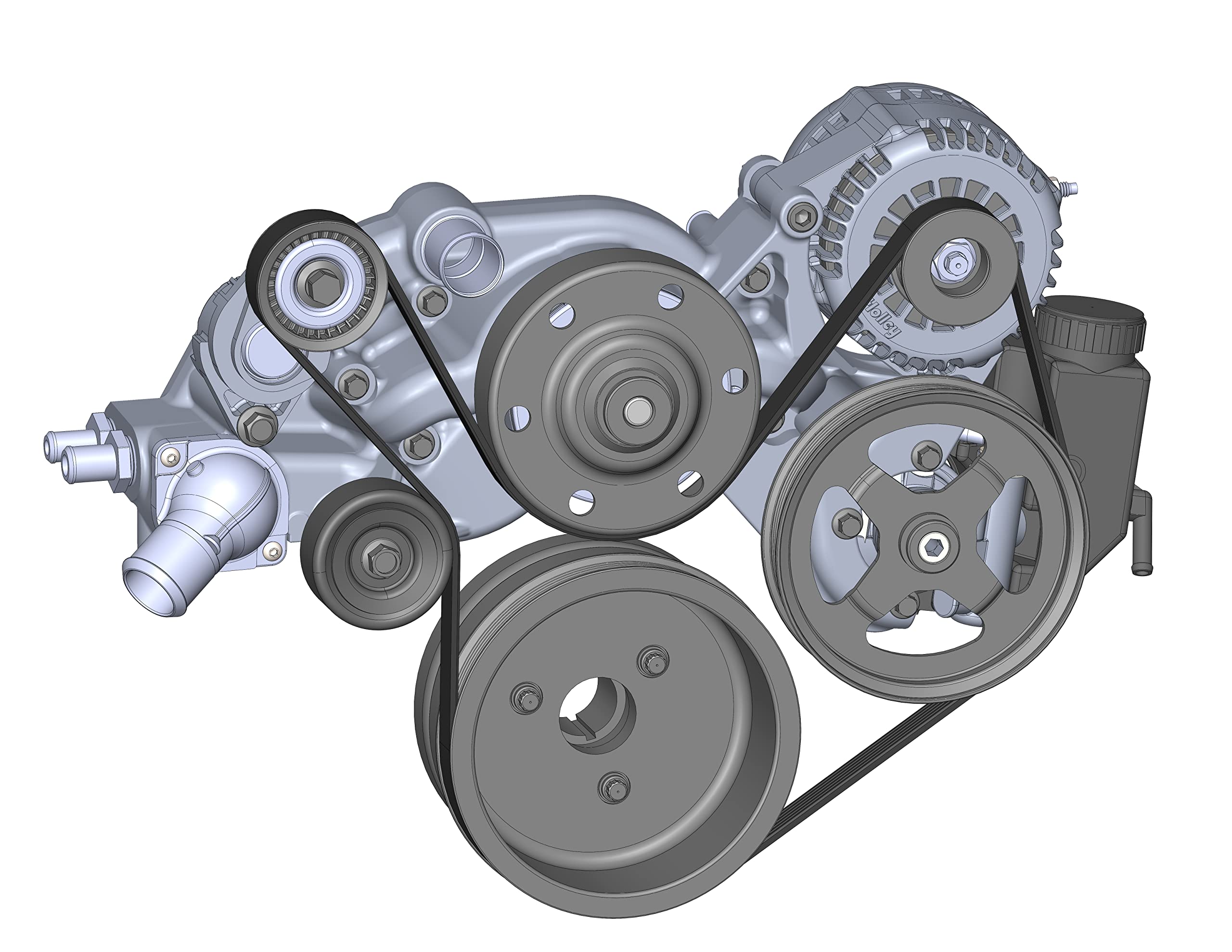 20-186 Holley Mid-Mount Race Accessory System
