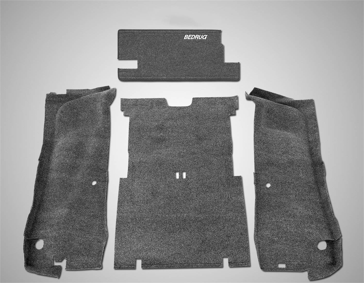 Jeep Cargo Kit - Bedrug | 2003 - 2006 Jeep Wrangler LJ Unlimited (04 - 06 UNLTD, 05 - 06 UNLTD Rubicon), Cargo Liner w/ Tailgate & Tub Liner | Grey - 4 pc. | BRLJ04R