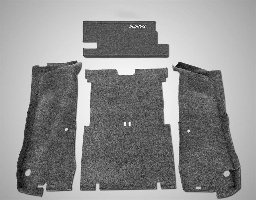 Jeep Cargo Kit - Bedrug | 2003 - 2006 Jeep Wrangler LJ Unlimited (04 - 06 UNLTD, 05 - 06 UNLTD Rubicon), Cargo Liner w/ Tailgate & Tub Liner | Grey - 4 pc. | BRLJ04R
