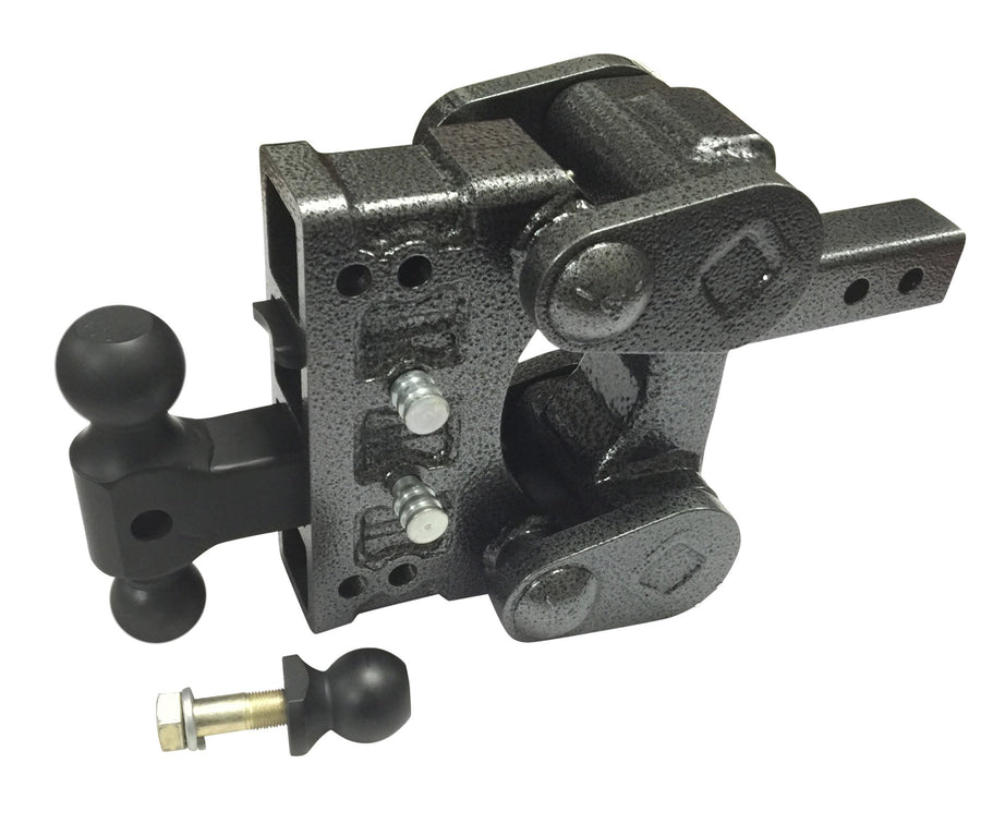 GEN-Y 4-Receiver GH-1224 2" Shank 16K Lb. Trailer Torsion Drop Hitch w/5" Drop