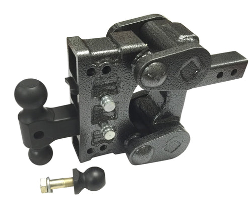 GEN-Y 4-Receiver GH-1224 2" Shank 16K Lb. Trailer Torsion Drop Hitch w/5" Drop