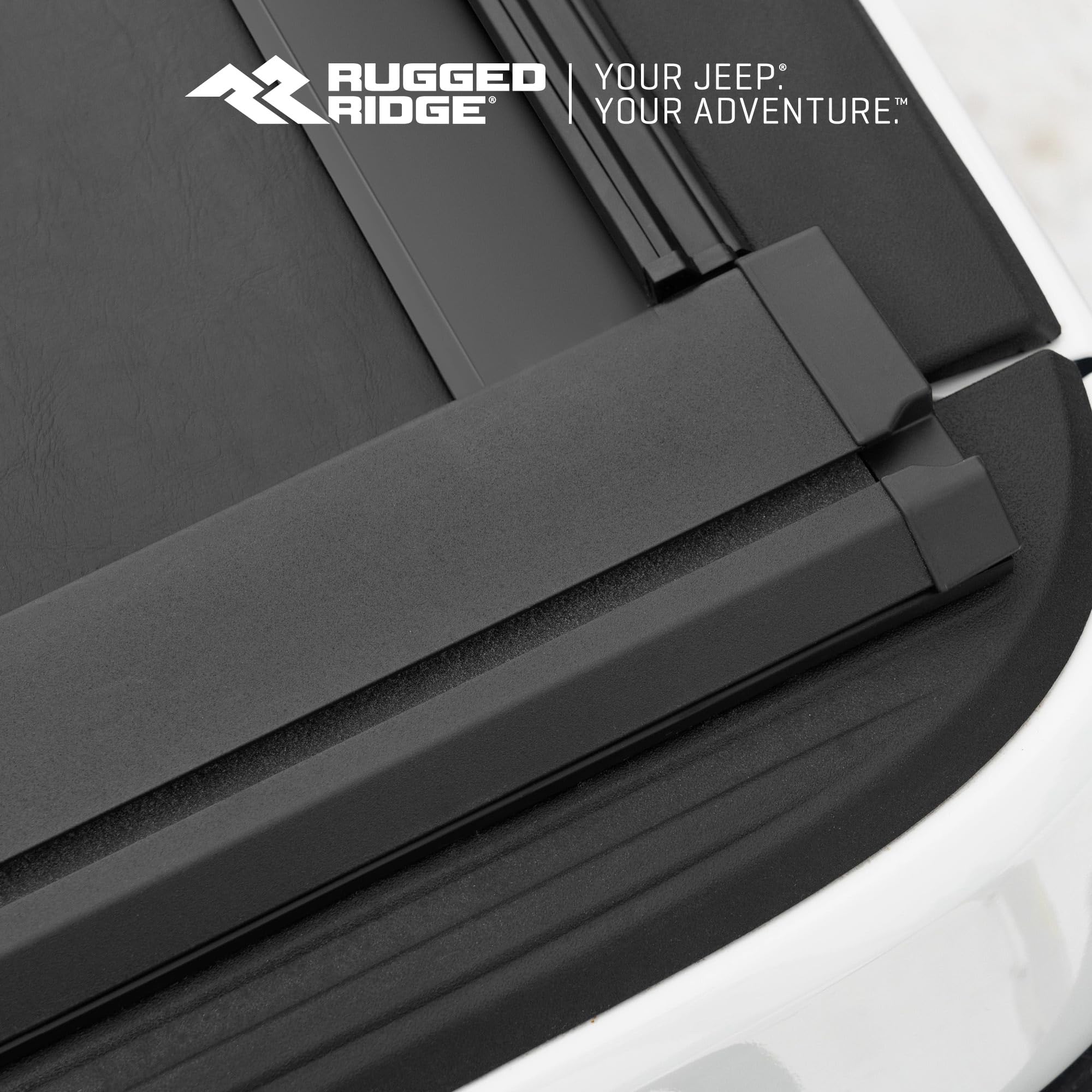 Rugged Ridge Retractable Armis Locking Tonneau Cover for Jeep Gladiator JT | Weather Resistant, Full Bed Access | 13550.34 | Fits 2020-2025 Jeep Gladiator JT w/o Trail Rails