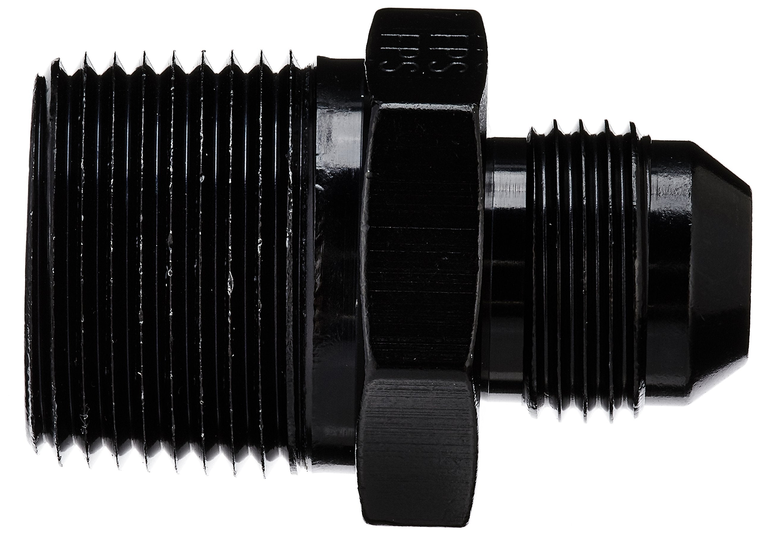 Black Fragola (481617-BL) #8 x 3/4" MPT Straight Adapter Fitting