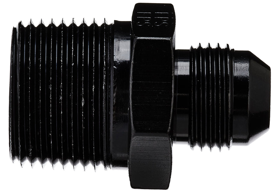 Black Fragola (481617-BL) #8 x 3/4" MPT Straight Adapter Fitting