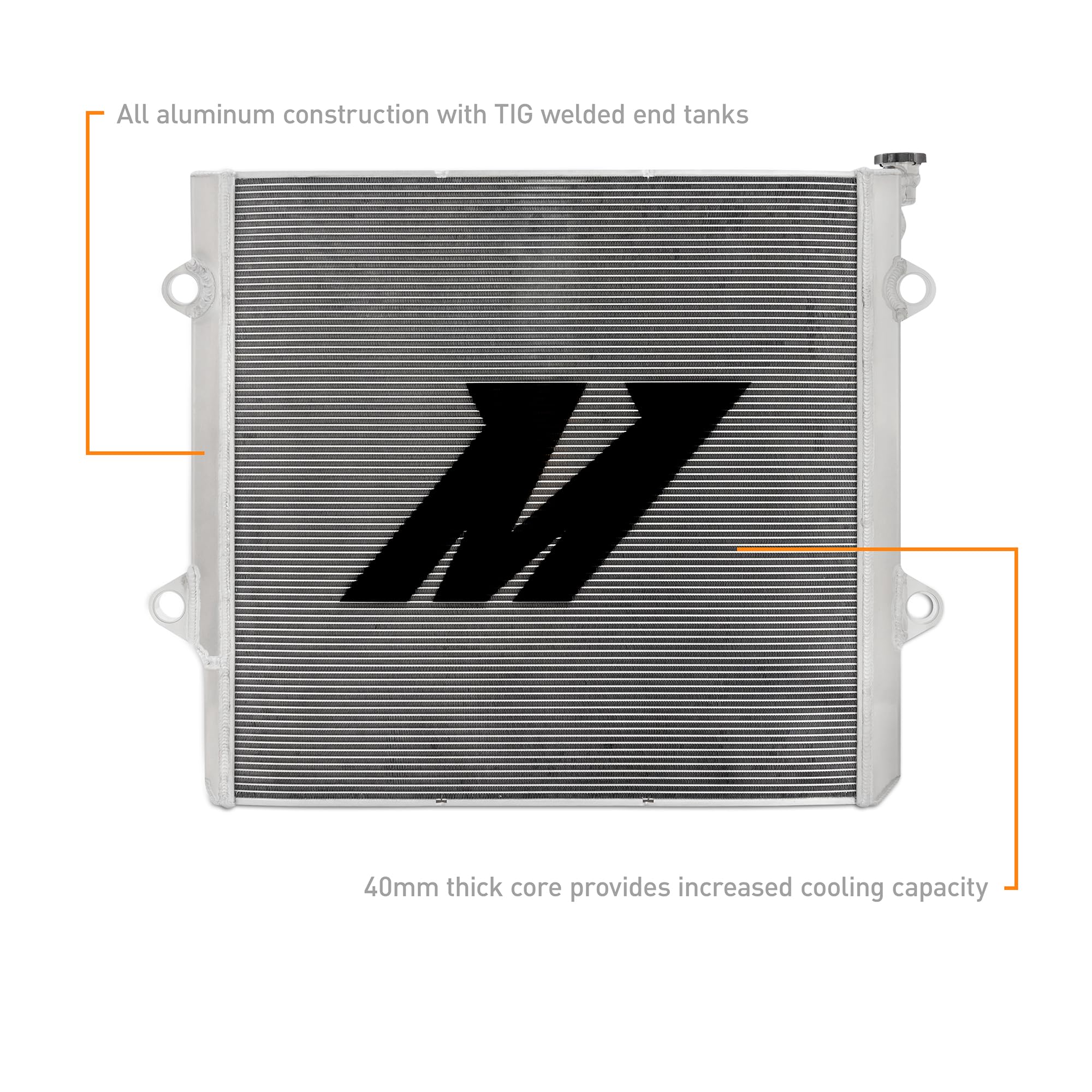 Mishimoto Performance Aluminum Radiator MMRAD-GX460-10, Compatible with Lexus GX460 4.6L V8, 2010-2023