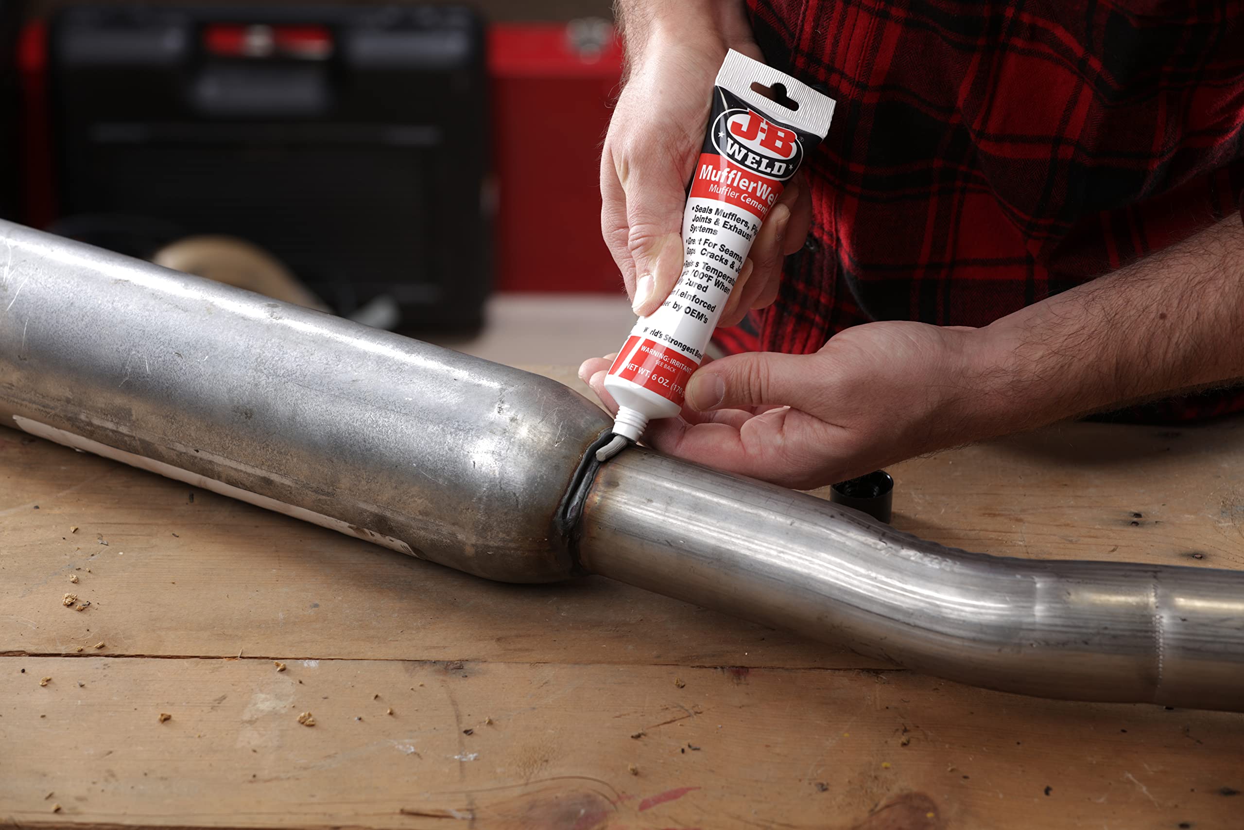MufflerSeal J-B Weld Muffler Cement Plastic Tube 6 oz. (37906)