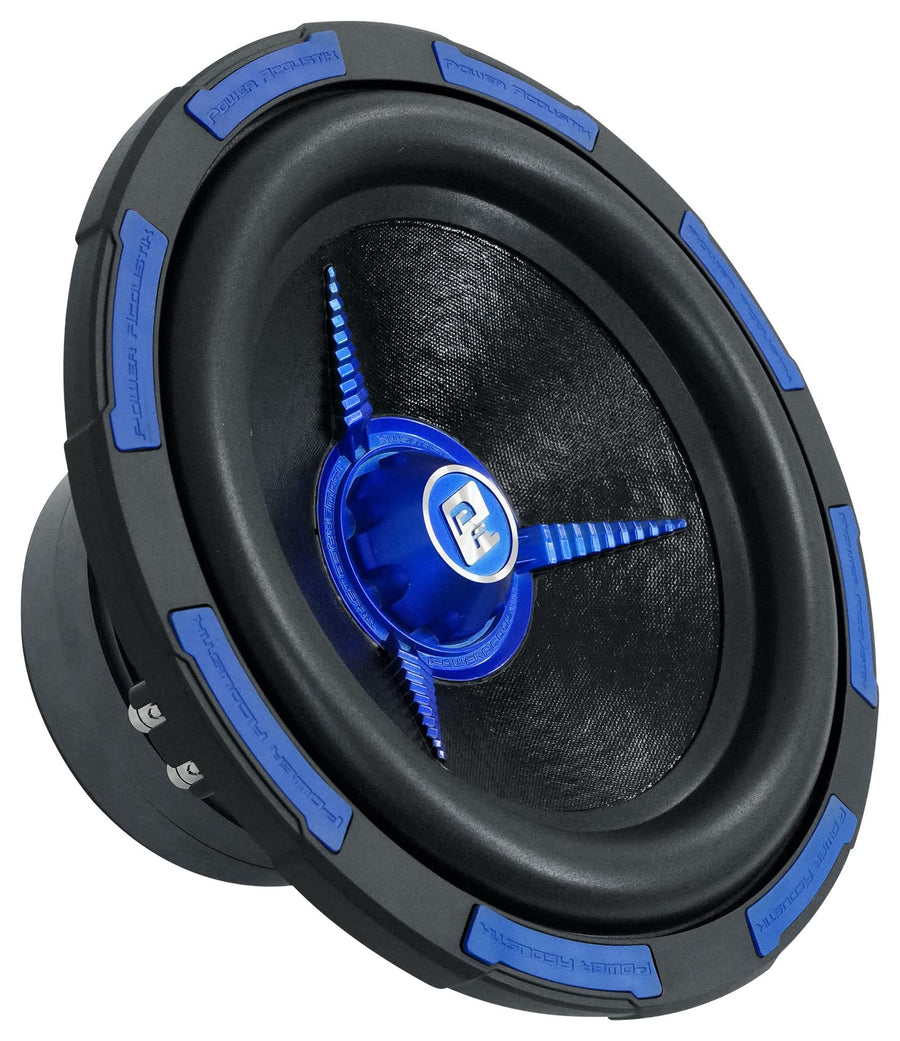 MOFOS-12D2 Power Acoustik 12" Dual 2 Ω 1200W RMS Subwoofer, Black