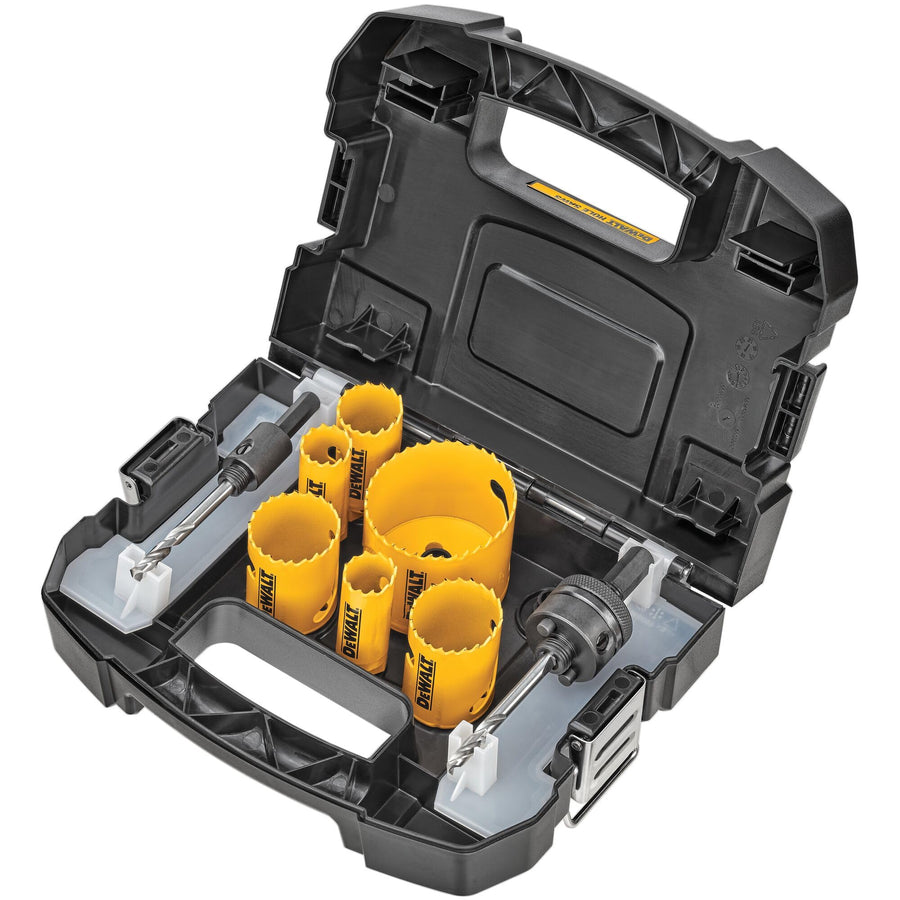 DEWALT Hole Saw Kit Bi-Metal for Wood, Metal and Plastic (D180001)