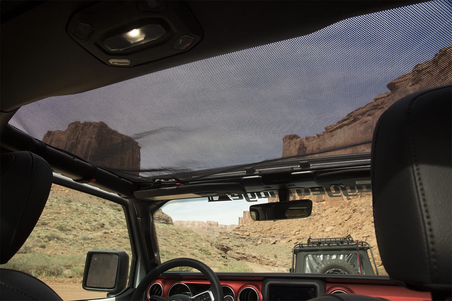 Eclipse Sun Shade Rugged Ridge 13579.73, Black, Hard Top; 18-Current Wrangler (4Dr) / 2121 Gladiator