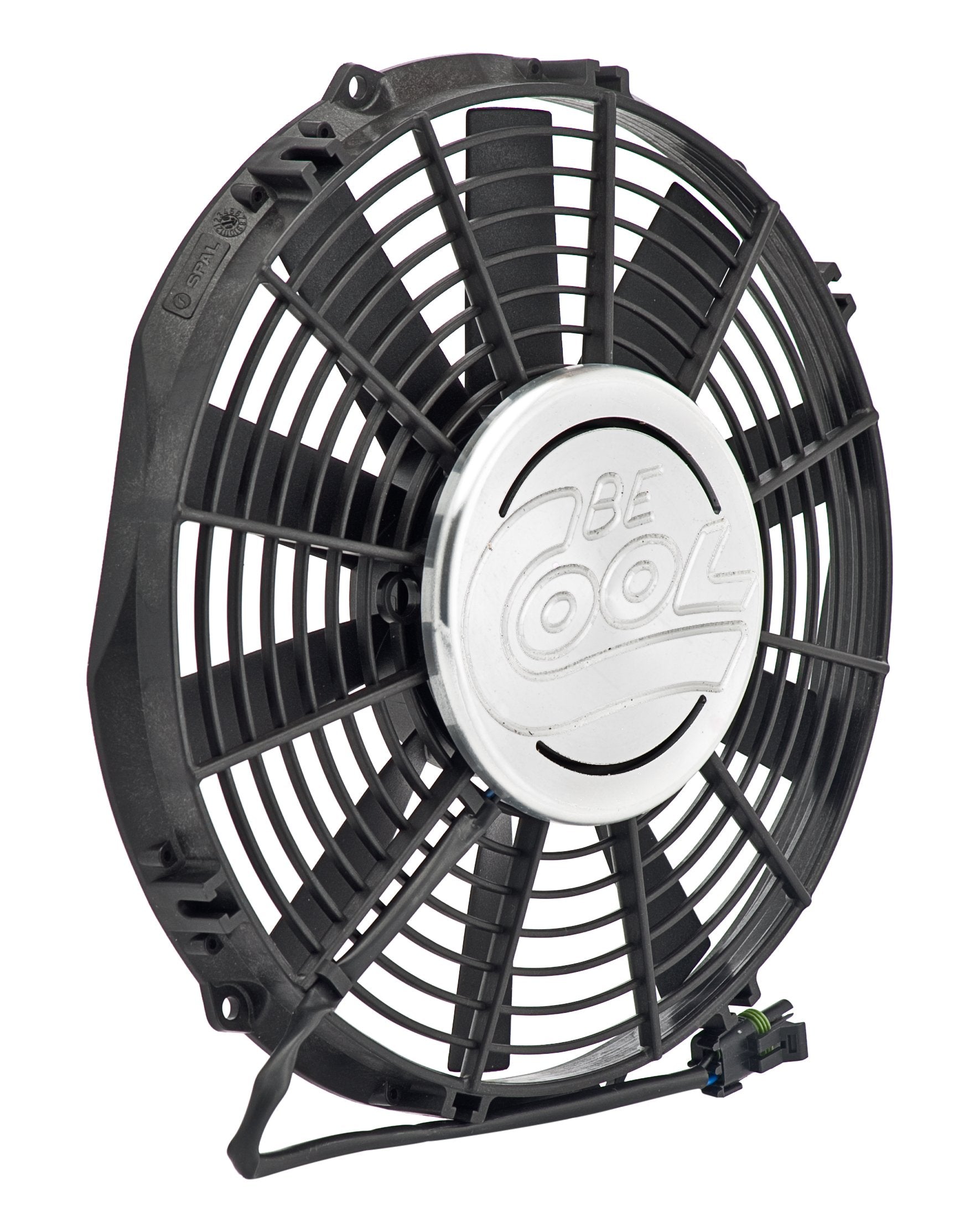 Be Cool Aluminator 75267 Euro-Black 11" Puller Fan with Billet Cover