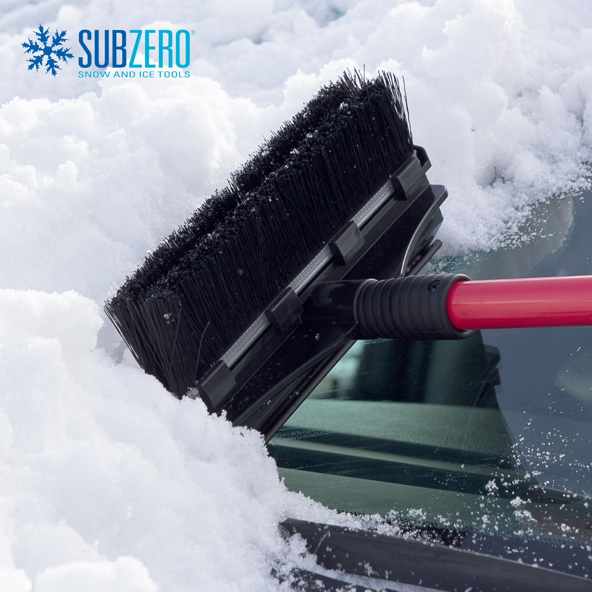 2610XM SubZero 52" Super Extender Snowbroom with Integrated Squeegee and Ice Scraper (Colors may vary)