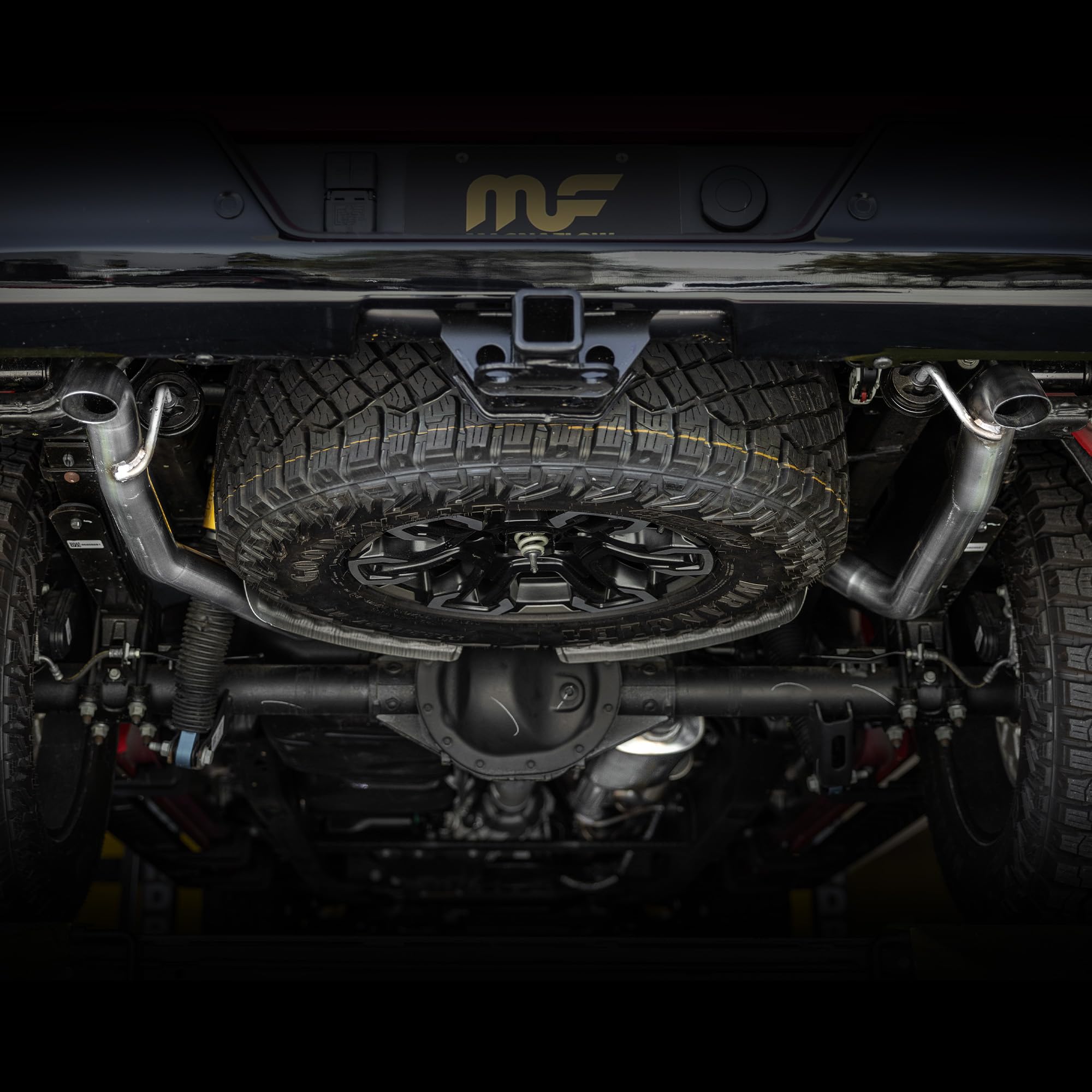 Performance MagnaFlow Exhaust System 19626: Cat-Back, Overland Series, Compatible with 2019-2025 Chevrolet Silverado 1500, Compatible with 2019-2025 GMC Sierra 1500, Dual Split Rear Exit