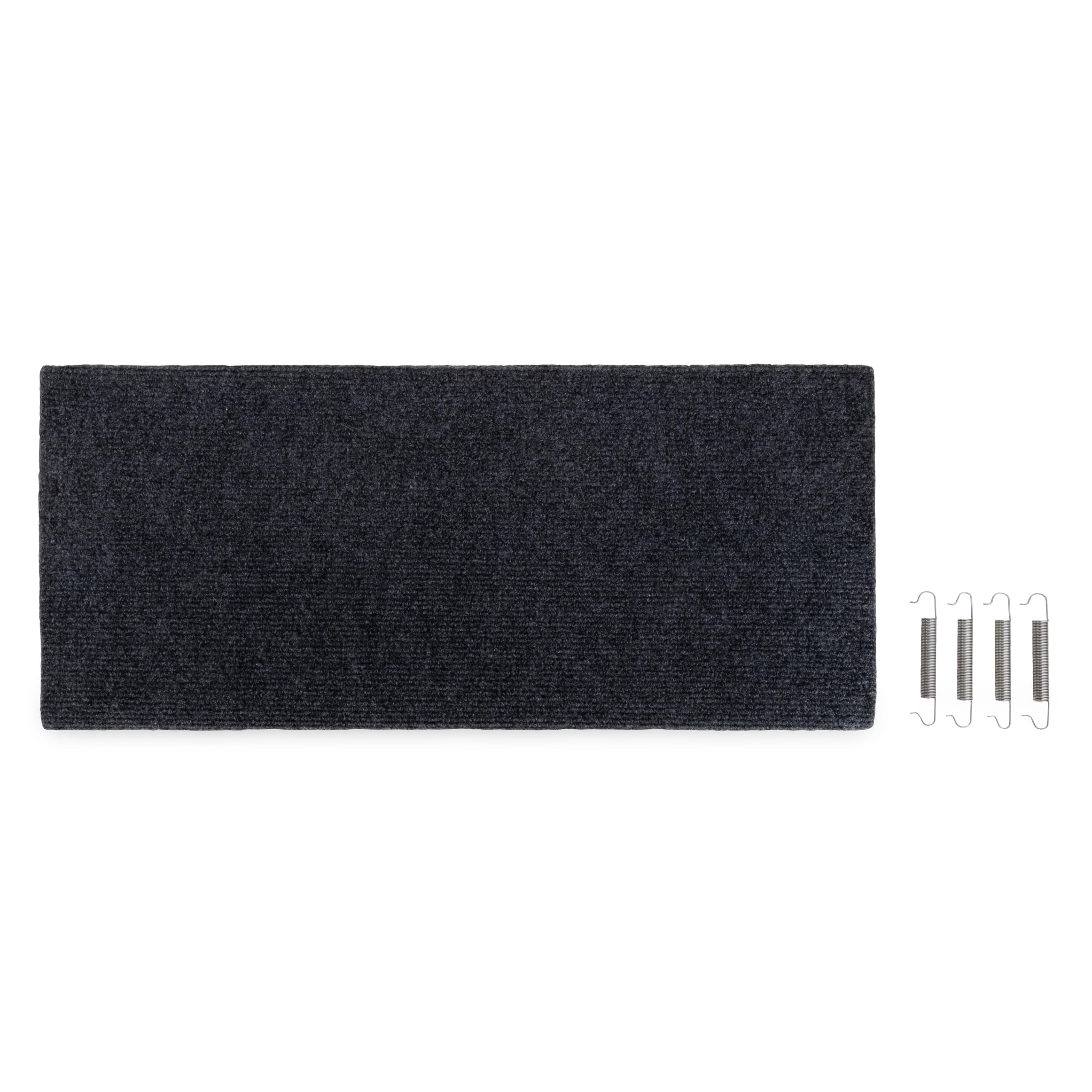 Wrap Around Camco Step Rug- Protects Your RV from Unwanted Tracked in Dirt, Works on Electrical & Manual RV Steps - Extra Large - 23 inch - Gray - (42935)