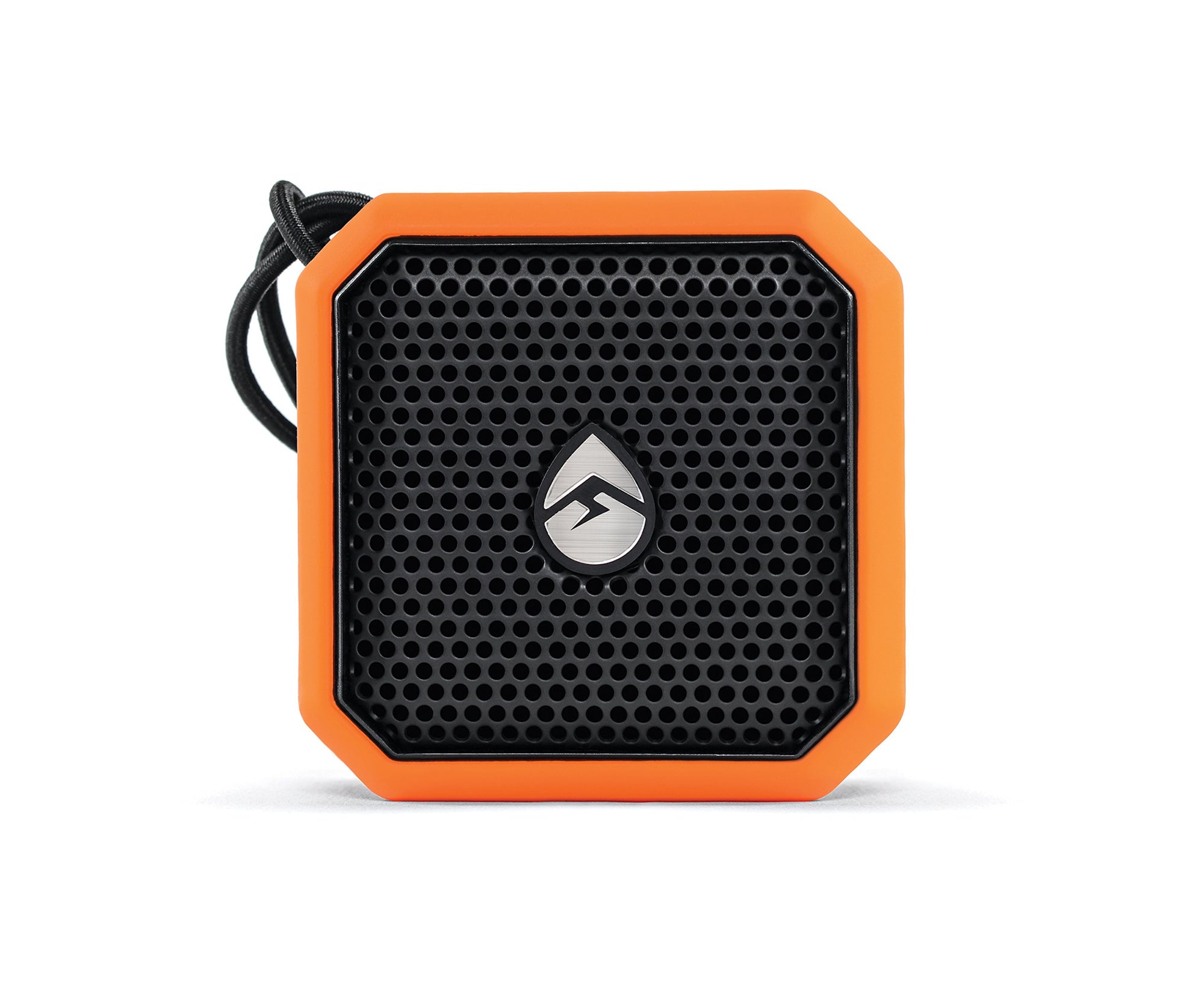 EcoPebble Lite ECOXGEAR GDI-EXPLT500 Waterproof Floating Portable Bluetooth Wireless 5-Watt Mini Smart Speaker (Orange)