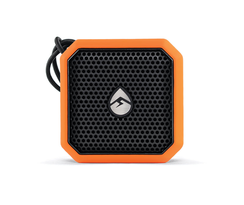 EcoPebble Lite ECOXGEAR GDI-EXPLT500 Waterproof Floating Portable Bluetooth Wireless 5-Watt Mini Smart Speaker (Orange)