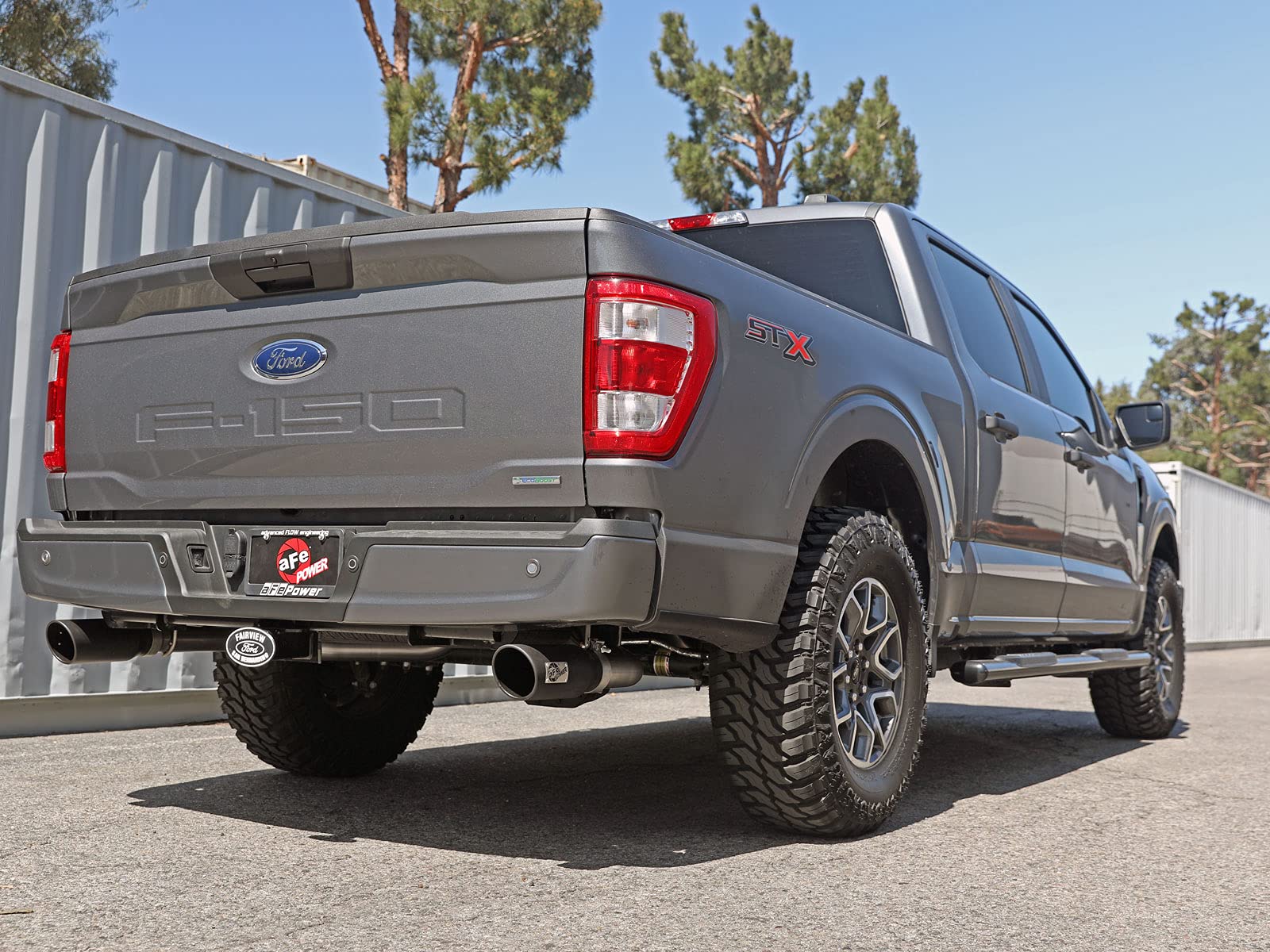 Vulcan Series aFe POWER 49-33127-B 3 IN 304 Stainless Steel Cat-Back Exhaust System w/Black Tips, fits Ford F-150 2021 V6-2.7L/3.5L (tt)/V8-5.0L