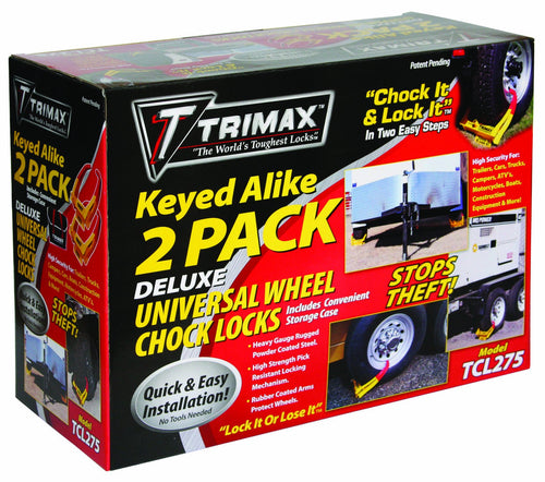 Trimax Wheel Chock Lock TCL275 2-Pack