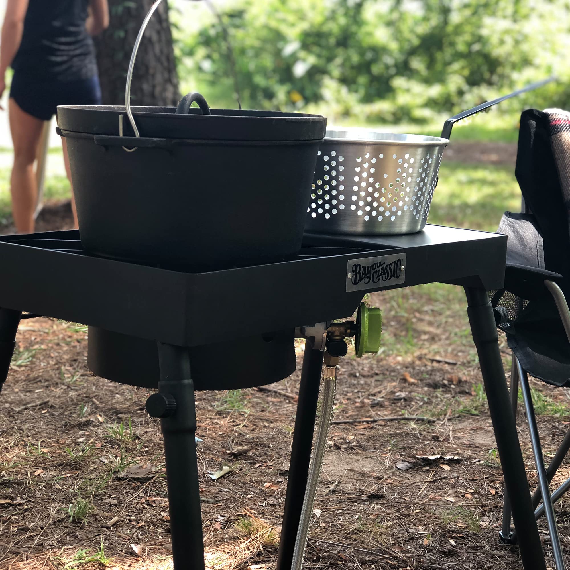 Dutch Oven Bayou Classic 7460 with Basket, 8-1/2-Quart