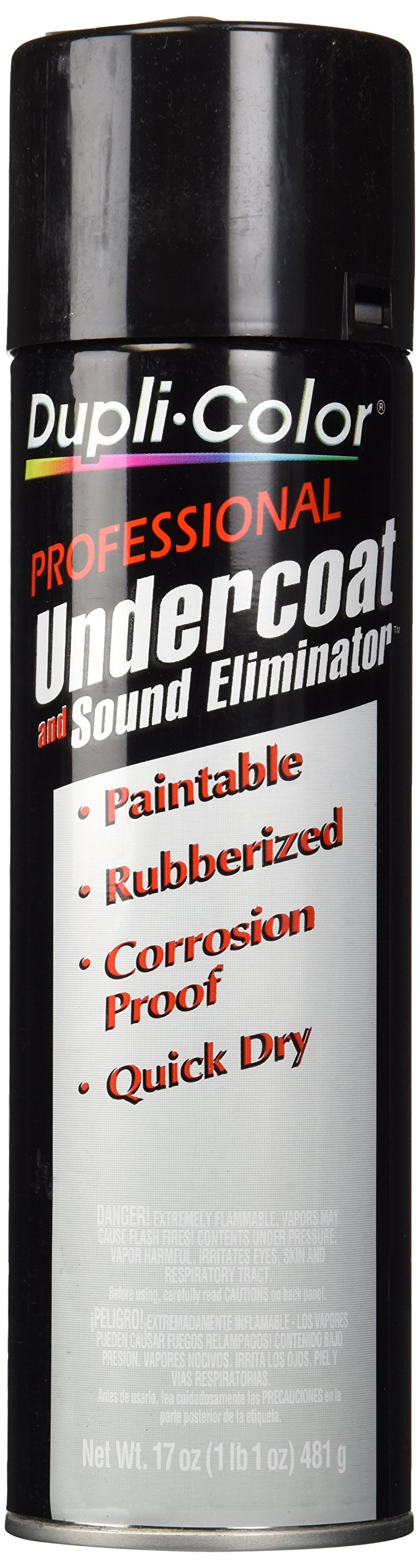 Dupli-Color Professional Undercoat and Sound Eliminator, Black, 17 oz. EUC10200A