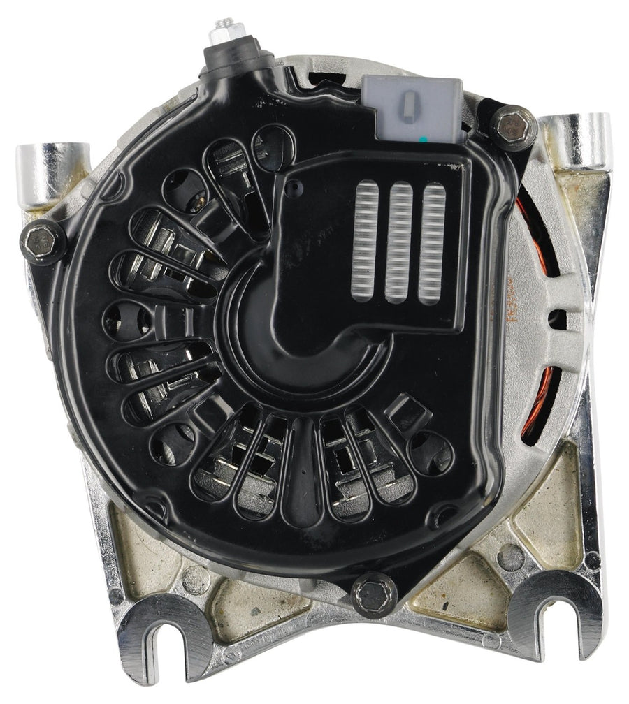 Alt Ford Powermaster 4G Chrome 200A 6 grv Pulley V MTG I-D-A VR