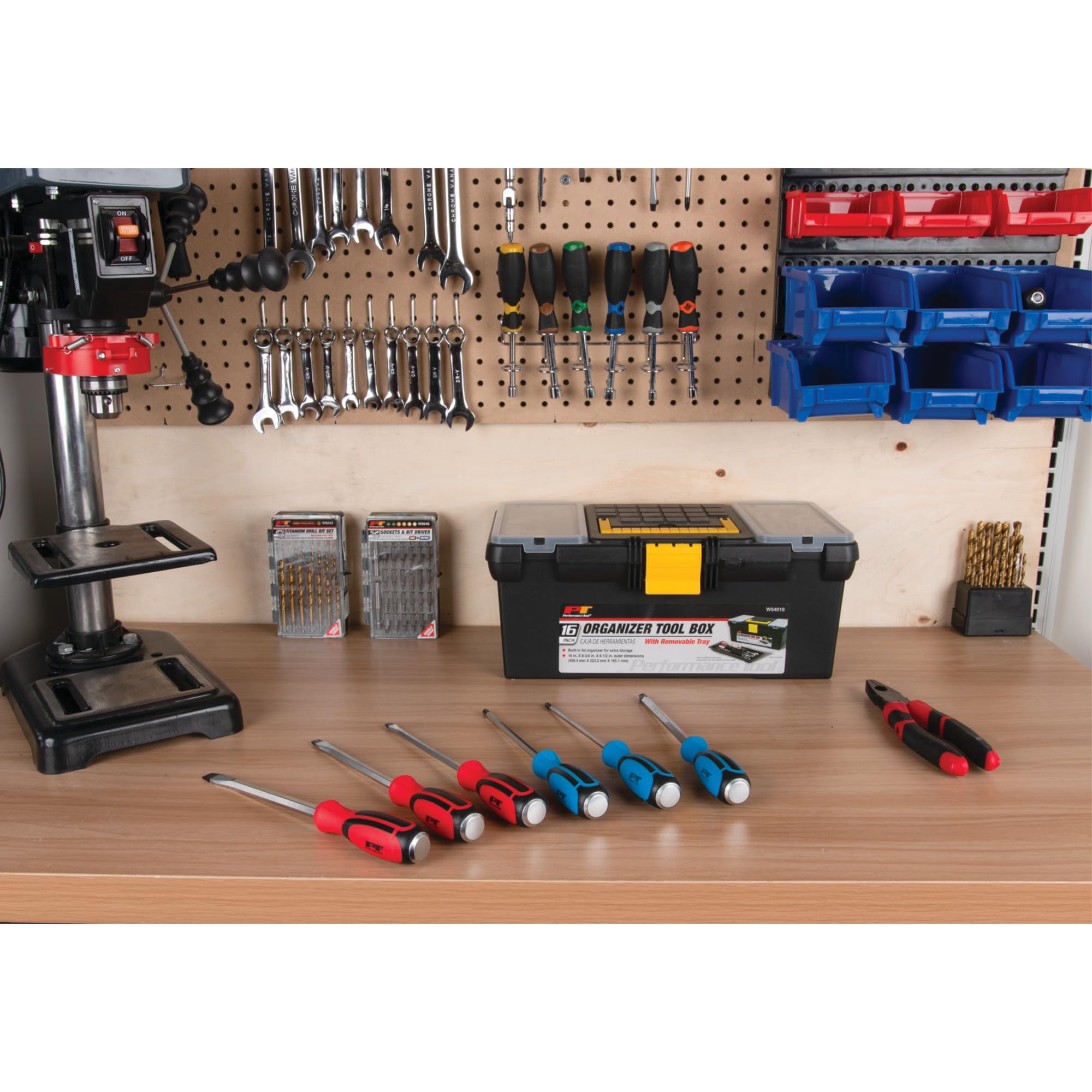 W1740 Performance Tool 6Pc Go-Thru Screwdriver Set