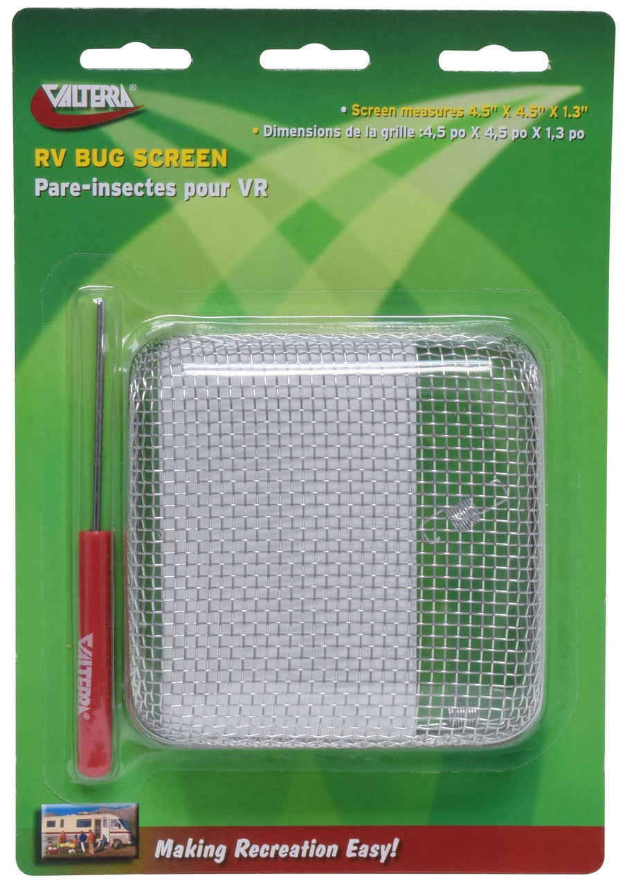 Bug Screen Valterra A10-1322VP (RV Bug Vent Screen, 4.5″ X 4.5″ X 1.3″),1 Pack